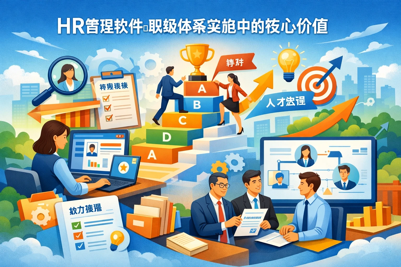 HR管理软件在职级体系实施中的核心价值