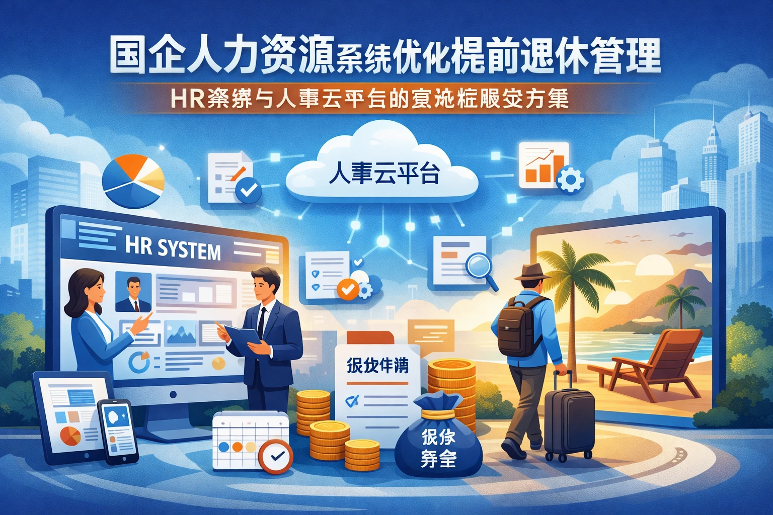 国企人力资源系统优化提前退休管理：HR系统与人事云平台的全流程解决方案