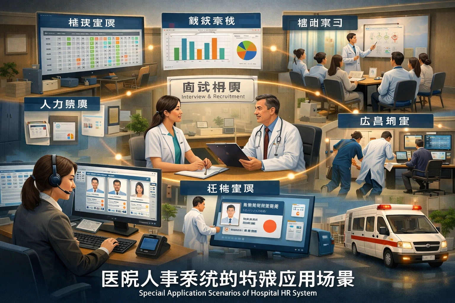 医院人事系统的特殊应用场景