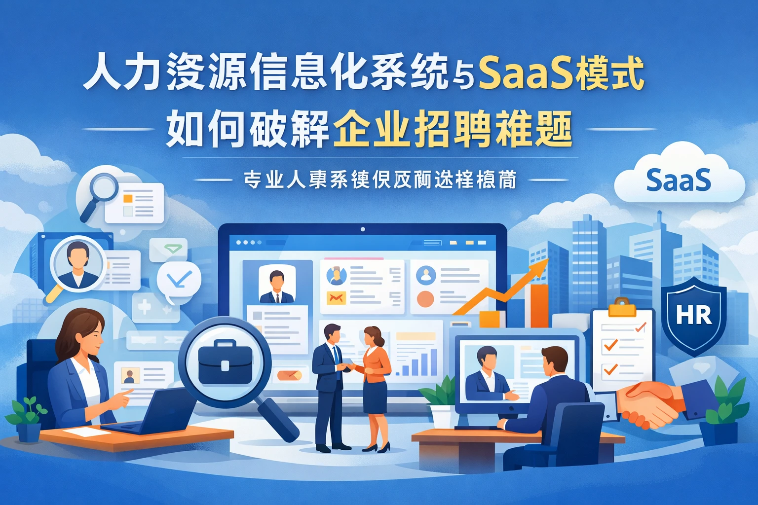 人力资源信息化系统与SaaS模式如何破解企业招聘难题 - 专业人事系统供应商选择指南
