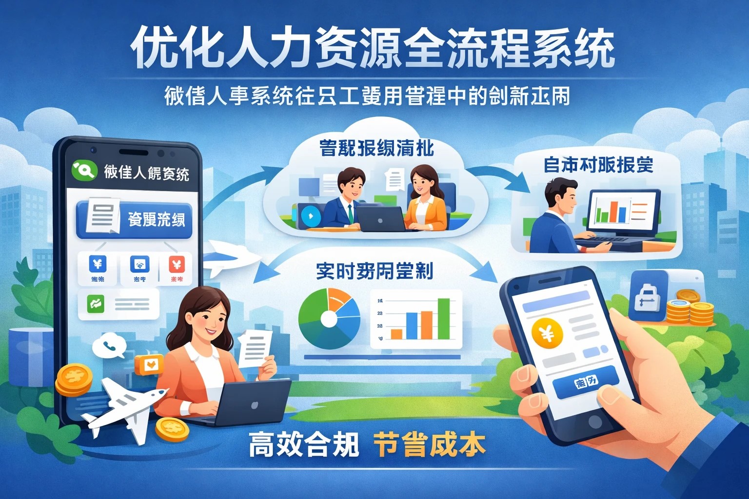 优化人力资源全流程系统：微信人事系统在员工费用管理中的创新应用