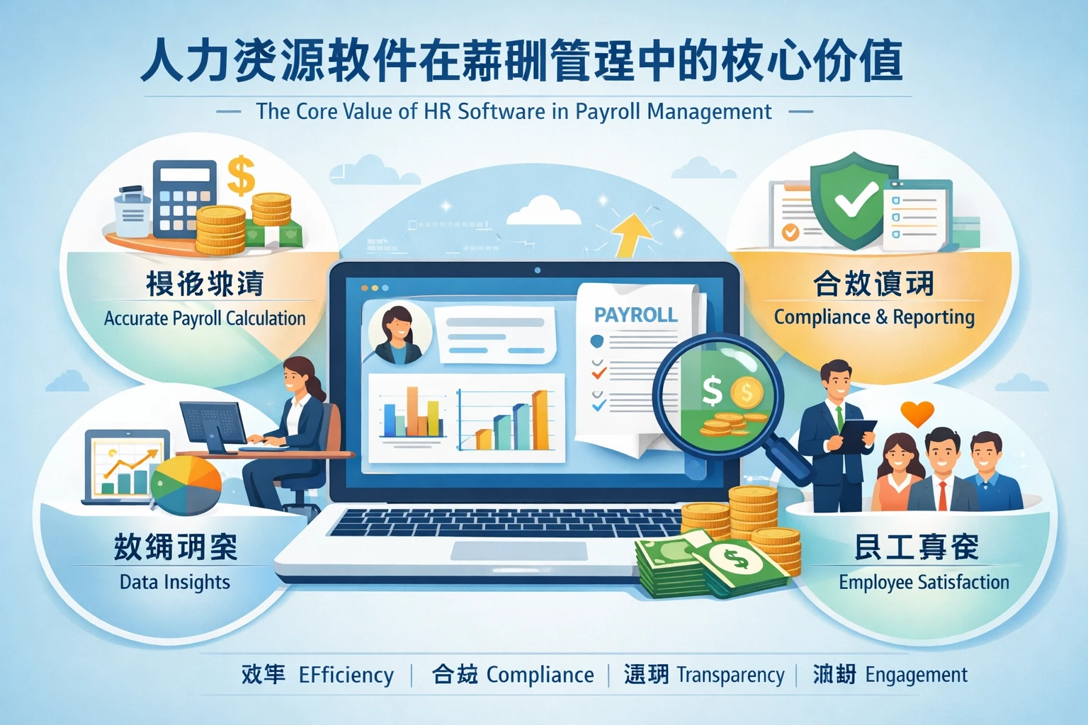 人力资源软件在薪酬管理中的核心价值