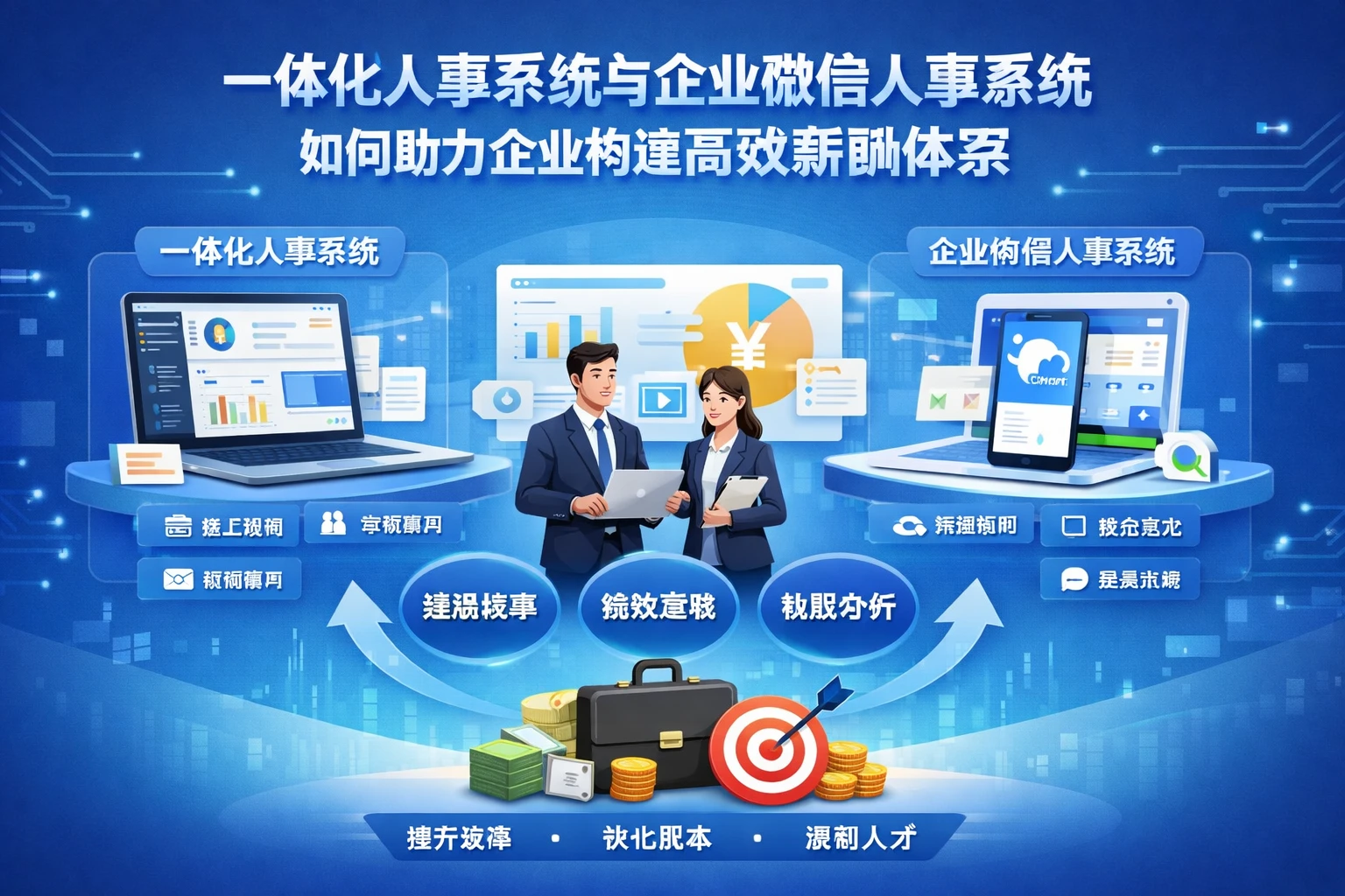 一体化人事系统与企业微信人事系统如何助力企业构建高效薪酬体系