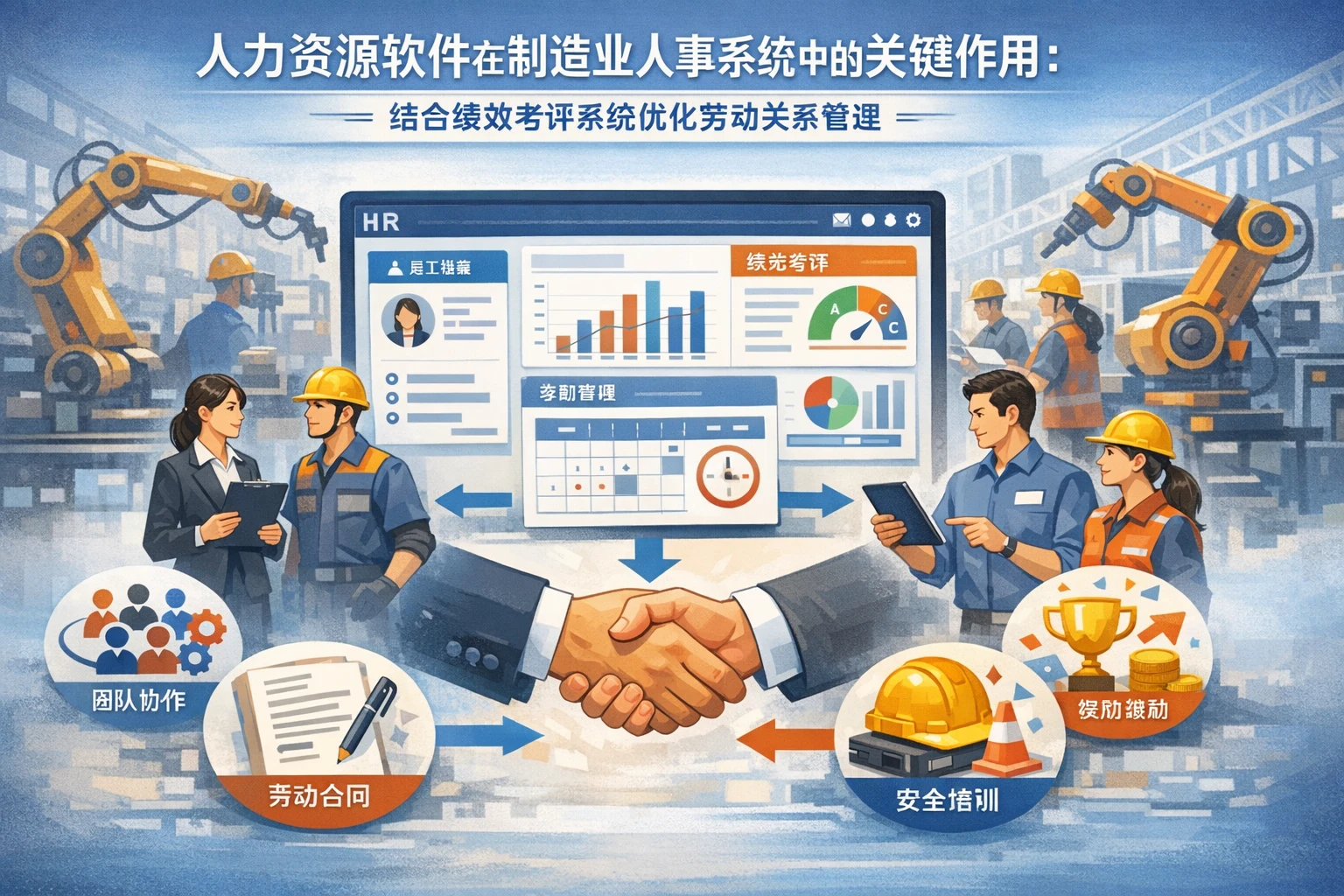 人力资源软件在制造业人事系统中的关键作用：结合绩效考评系统优化劳动关系管理