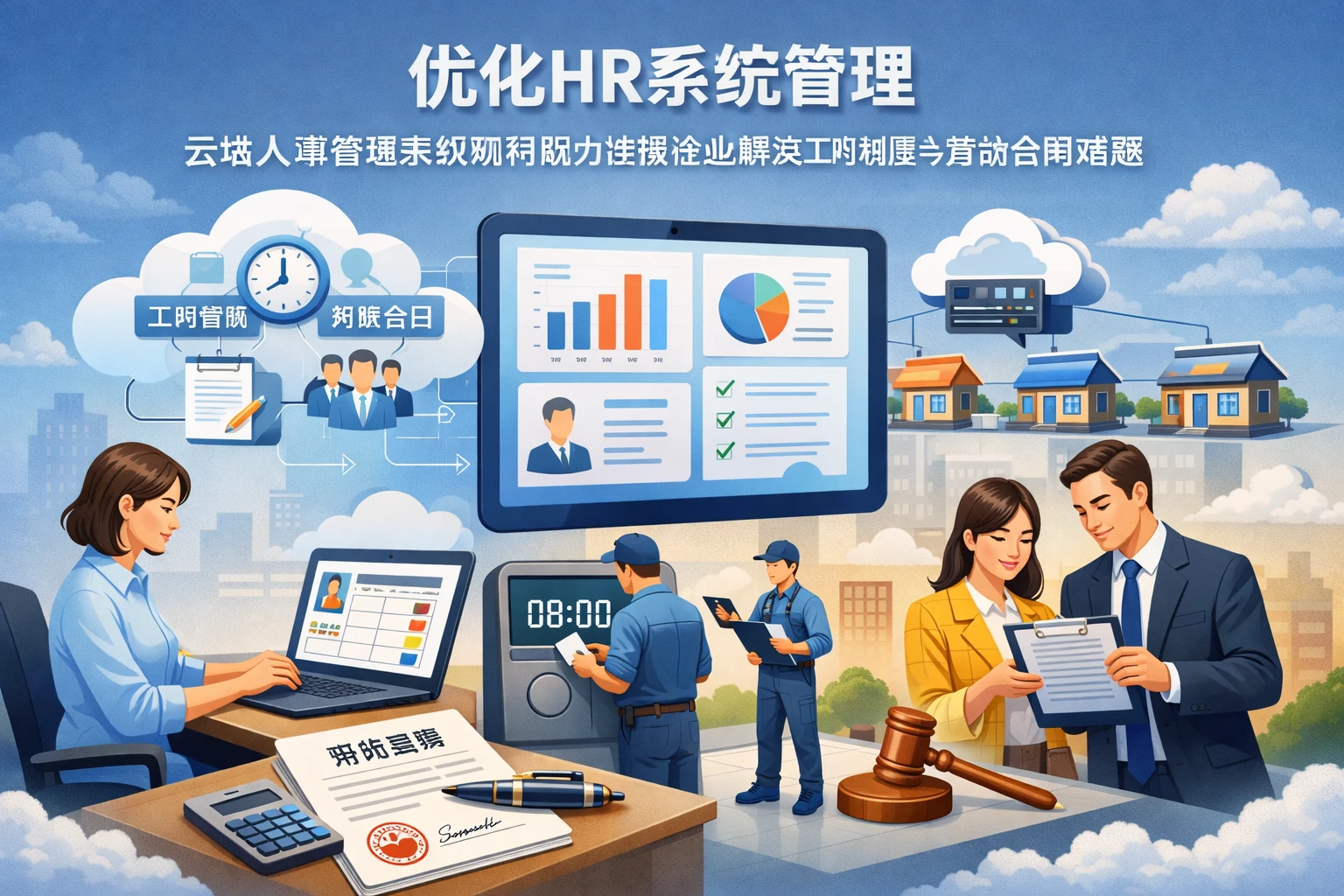 优化HR系统管理：云端人事管理系统如何助力连锁企业解决工时制度与劳动合同难题