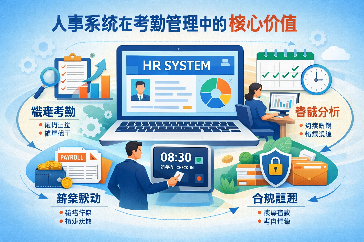 人事系统在考勤管理中的核心价值