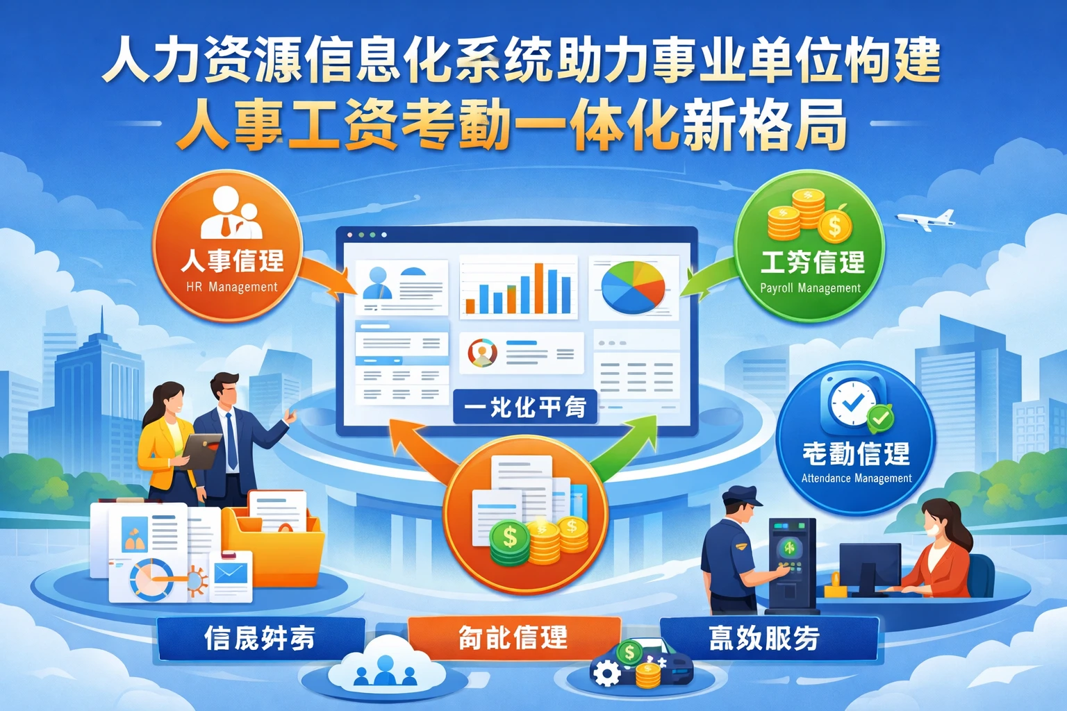 人力资源信息化系统助力事业单位构建人事工资考勤一体化新格局