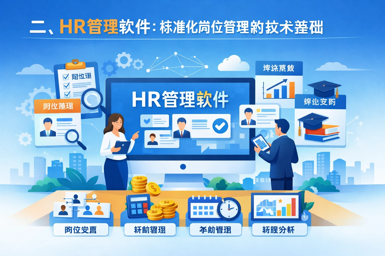 二、HR管理软件：标准化岗位管理的技术基础