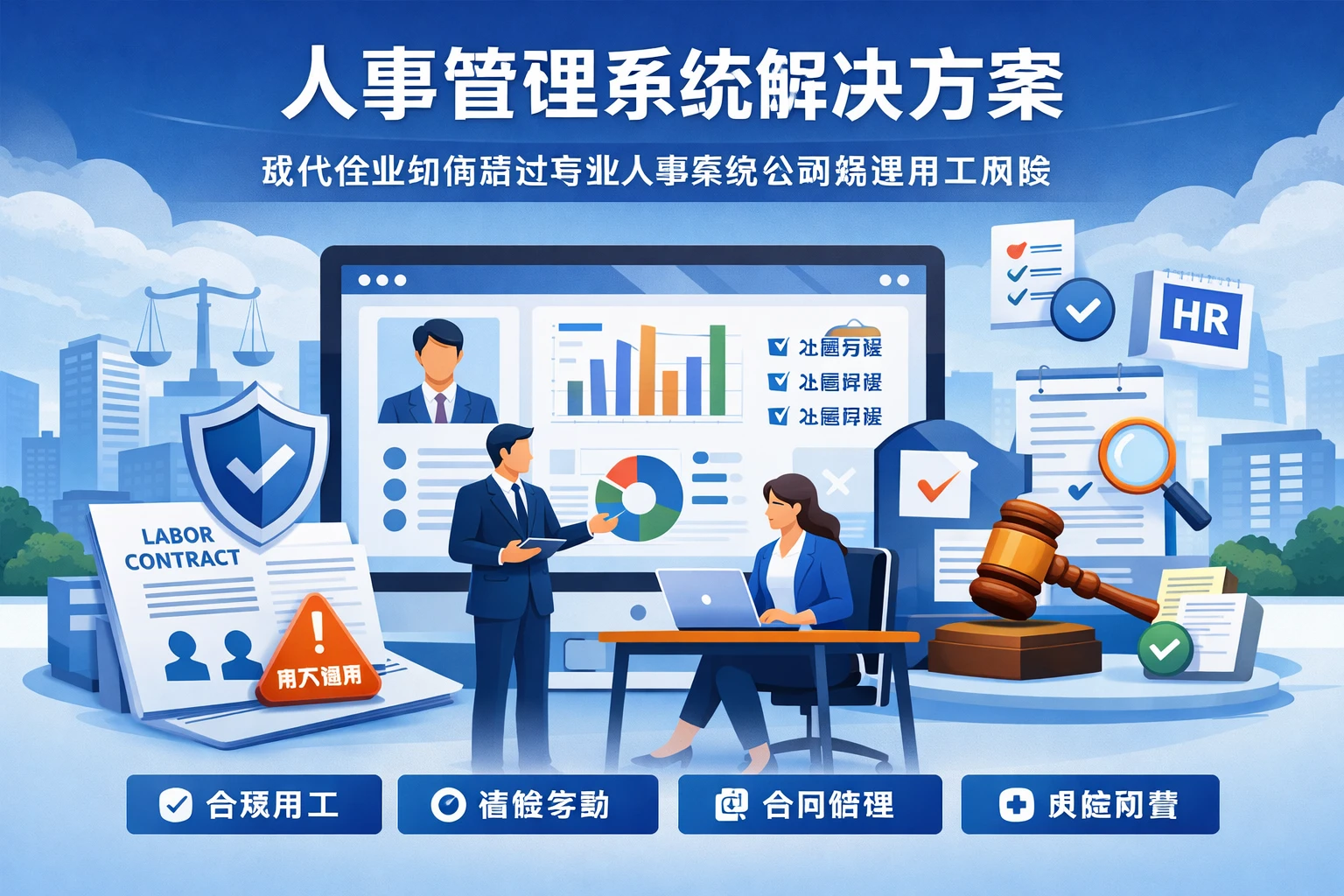 人事管理系统解决方案：现代企业如何通过专业人事系统公司规避用工风险