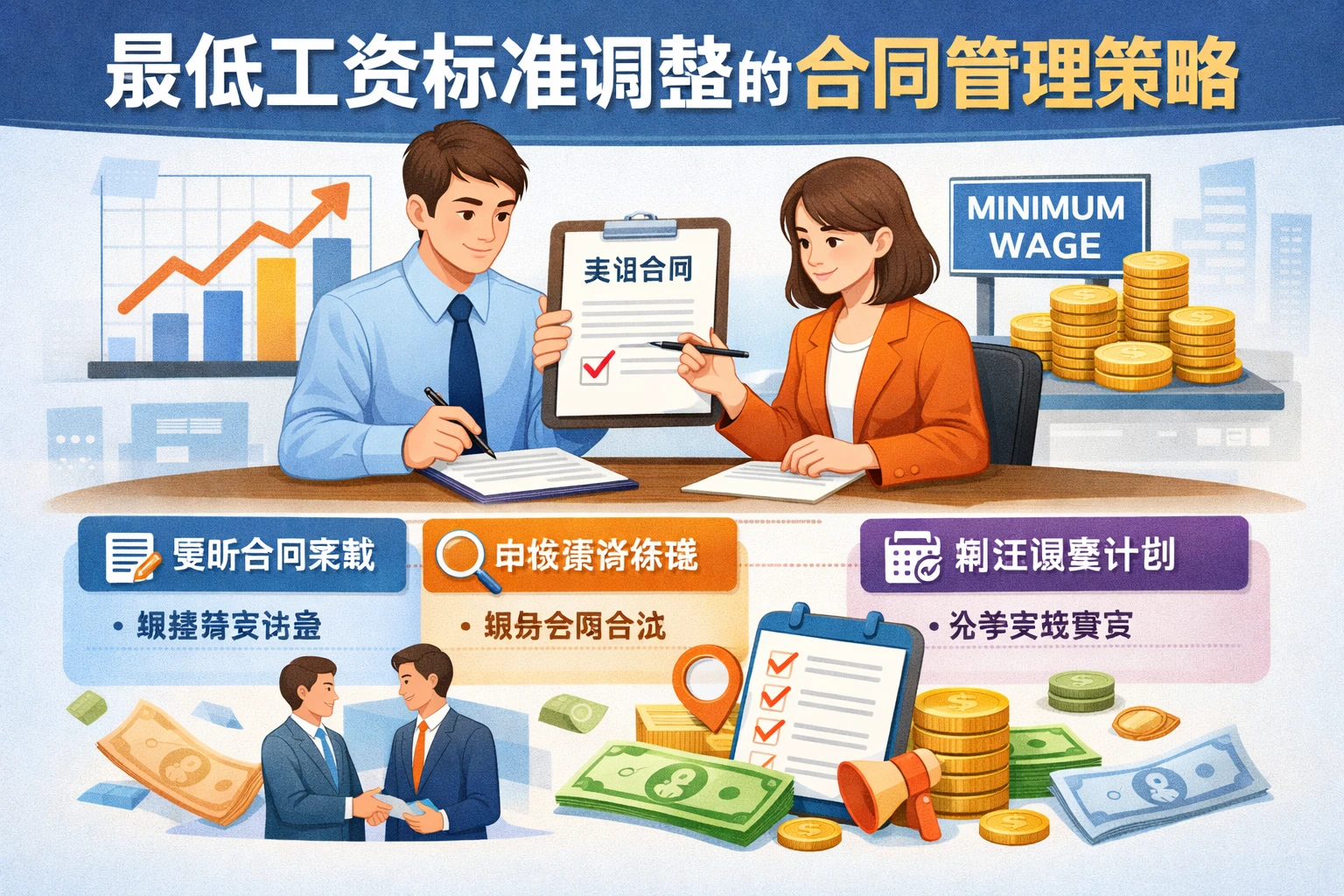最低工资标准调整的合同管理策略