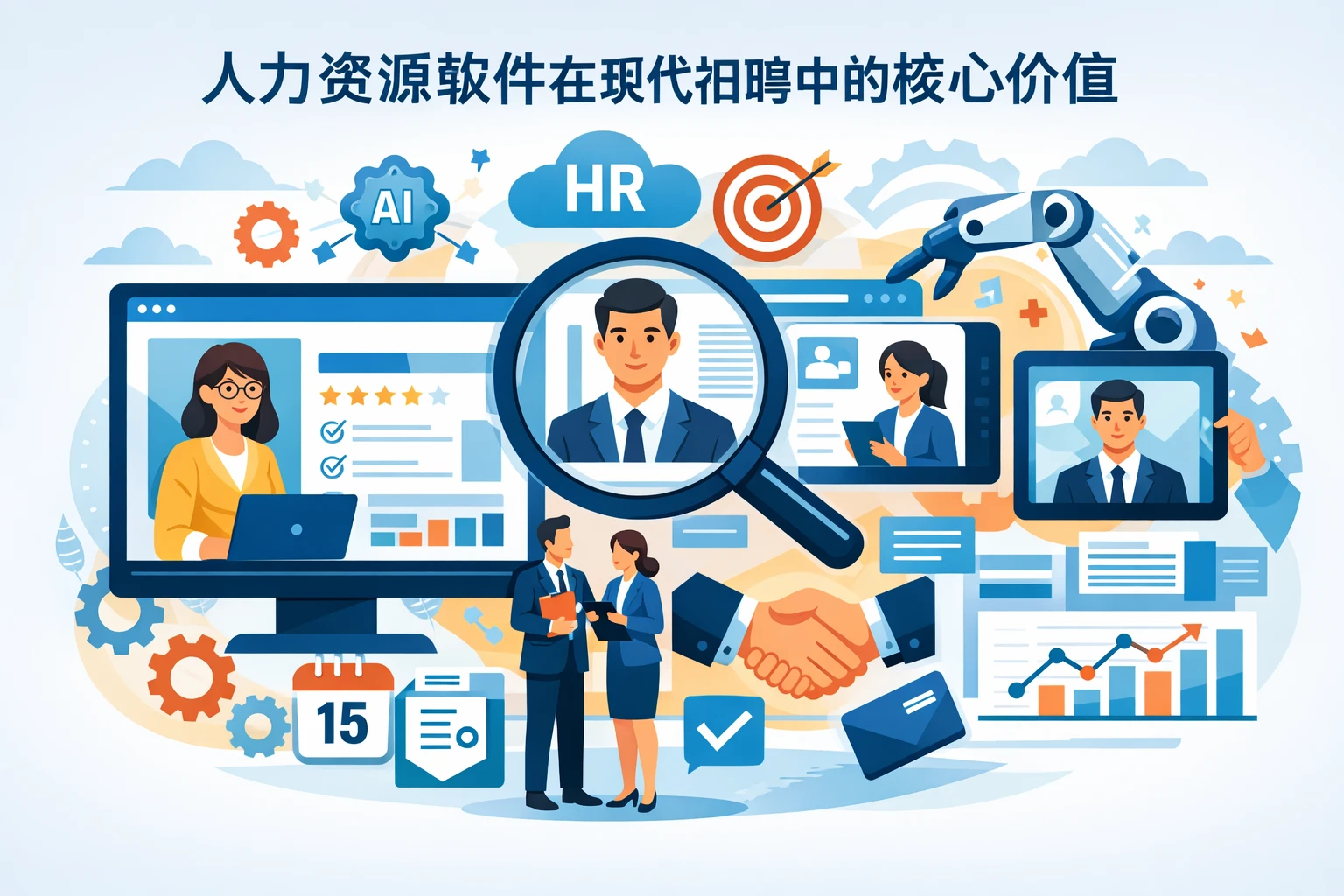 人力资源软件在现代招聘中的核心价值
