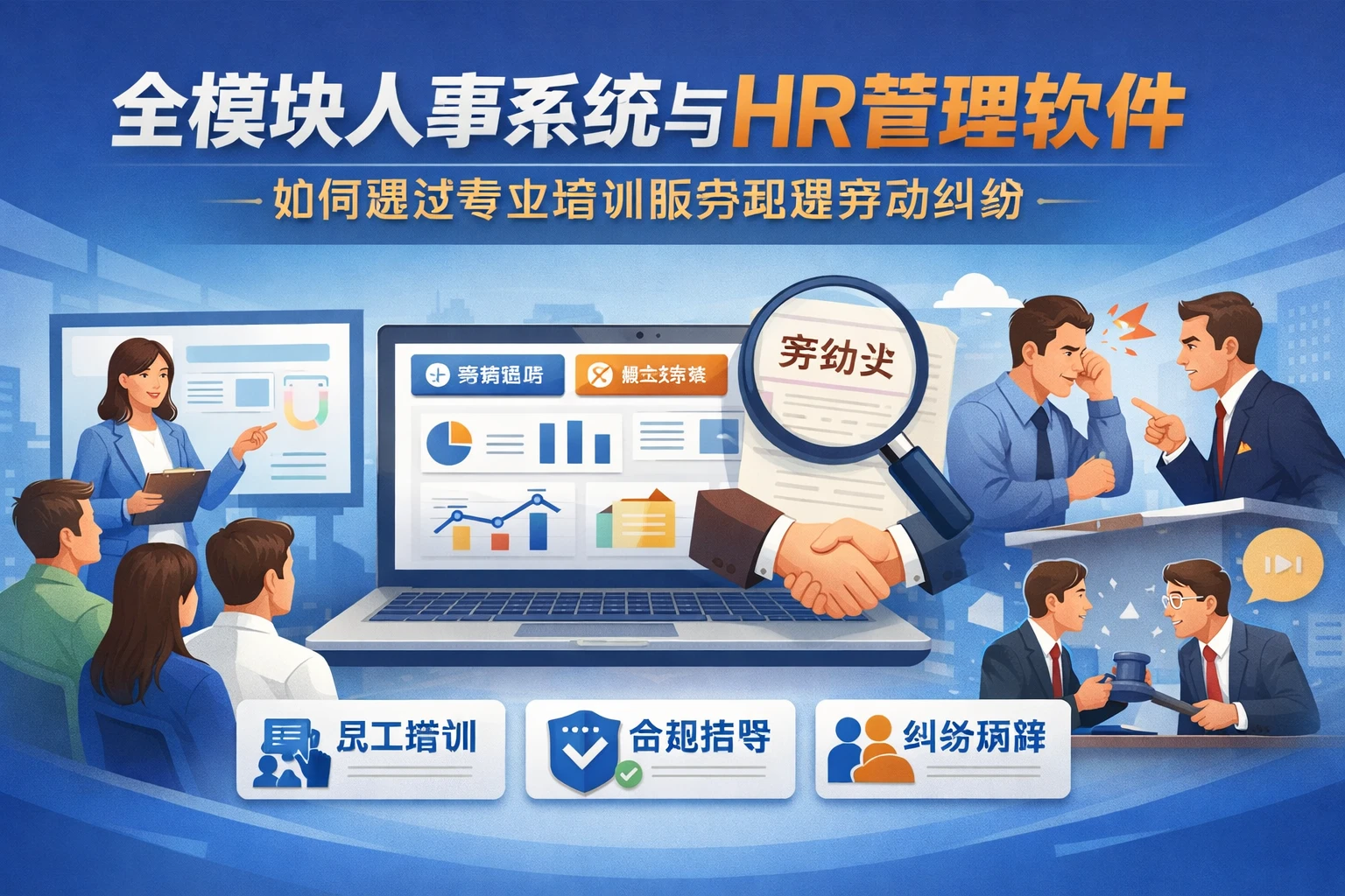 全模块人事系统与HR管理软件如何通过专业培训服务规避劳动纠纷