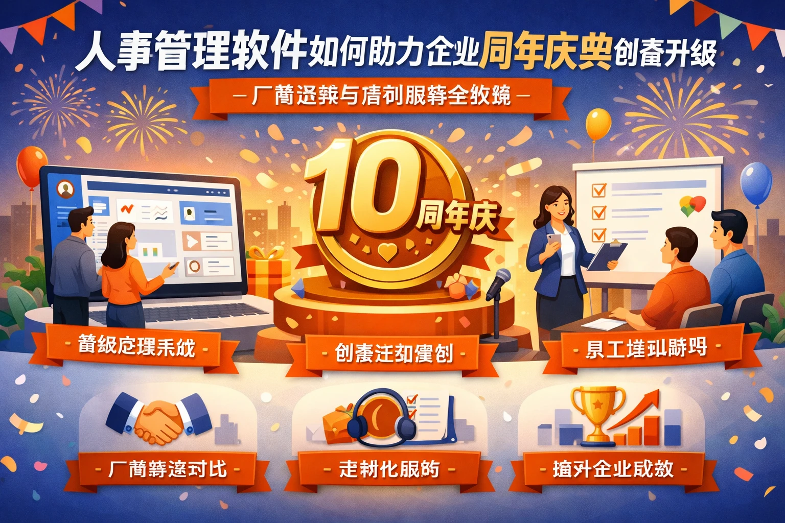 人事管理软件如何助力企业周年庆典创意升级：厂商选择与培训服务全攻略