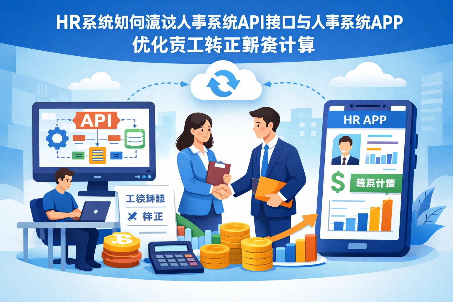 HR系统如何通过人事系统API接口与人事系统APP优化员工转正薪资计算