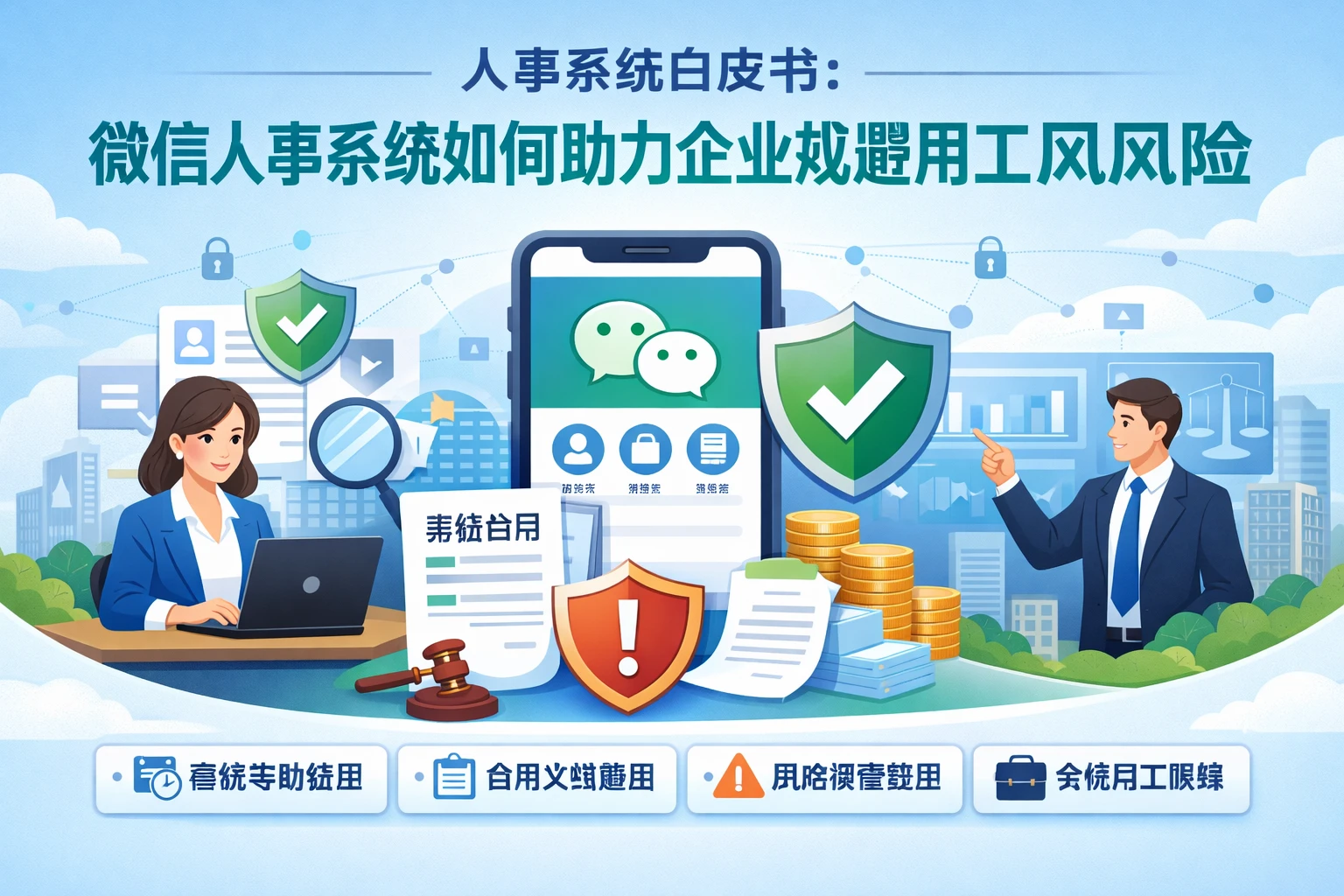 人事系统白皮书：微信人事系统如何助力企业规避用工风险
