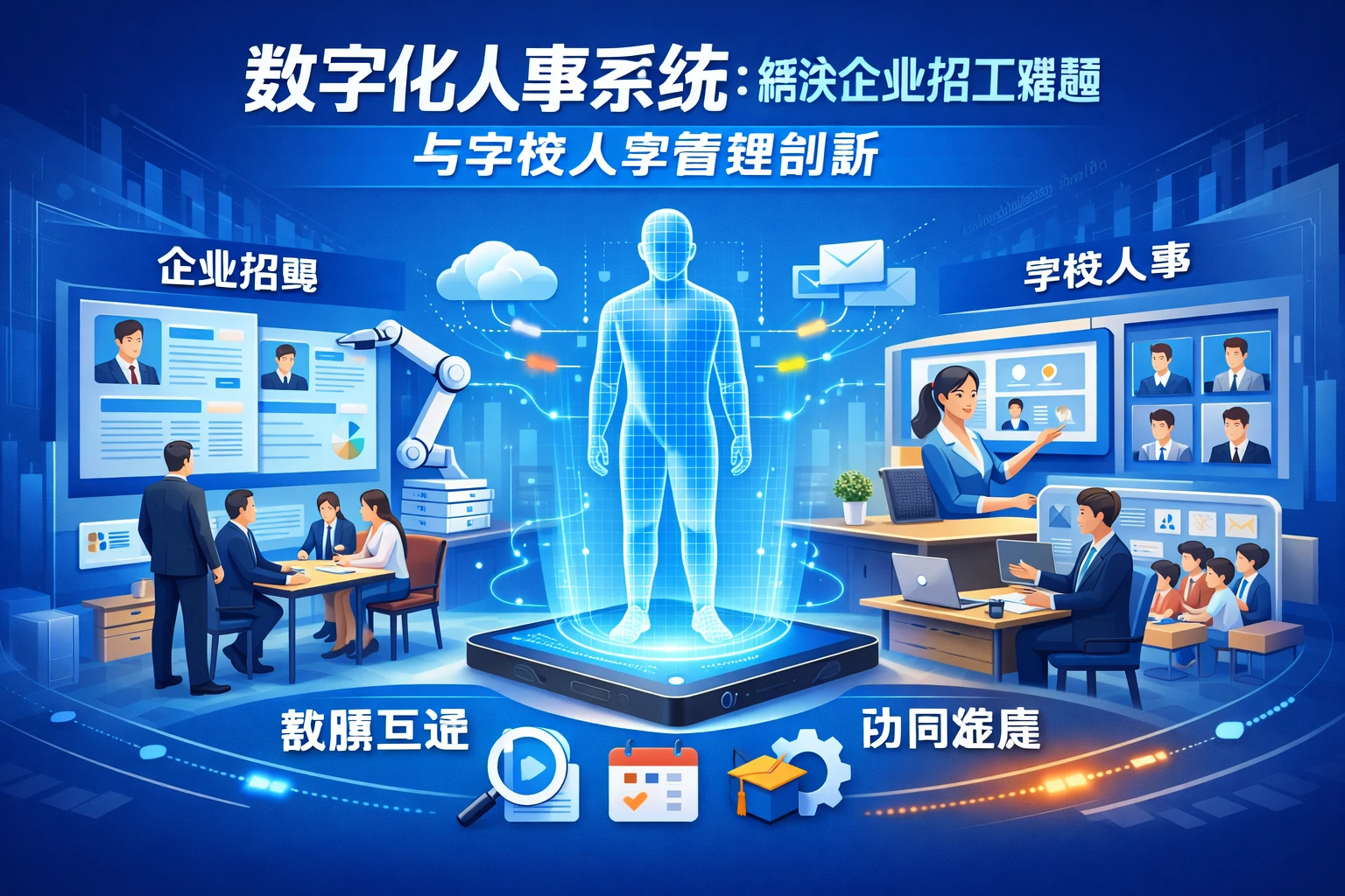 数字化人事系统：解决企业招工难题与学校人事管理创新