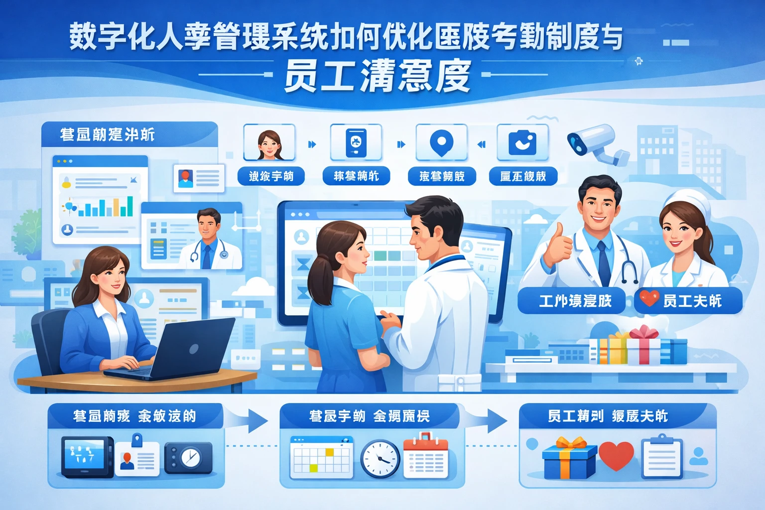 数字化人事管理系统如何优化医院考勤制度与员工满意度