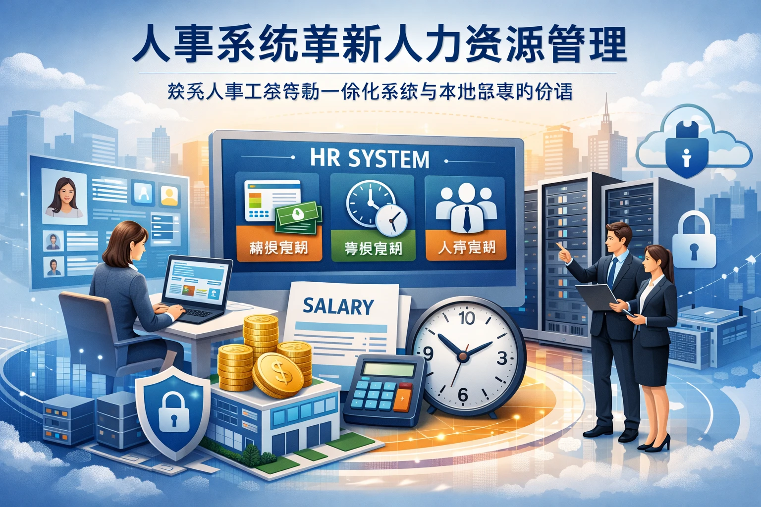 人事系统革新人力资源管理：探究人事工资考勤一体化系统与本地部署的价值