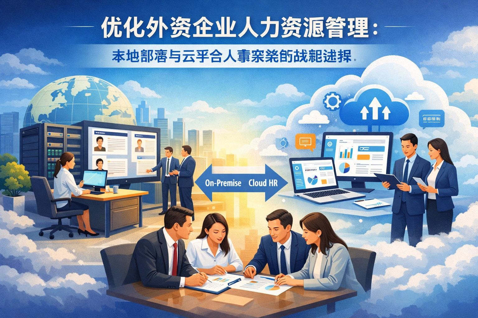 优化外资企业人力资源管理：本地部署与云平台人事系统的战略选择