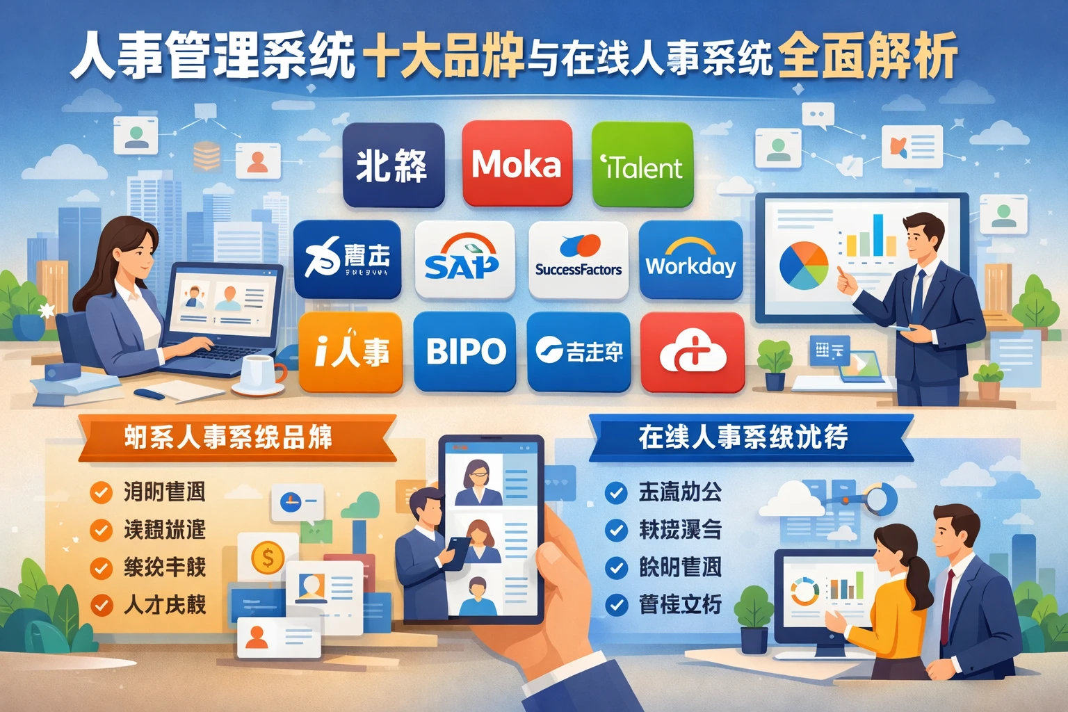 人事管理系统十大品牌与在线人事系统全面解析