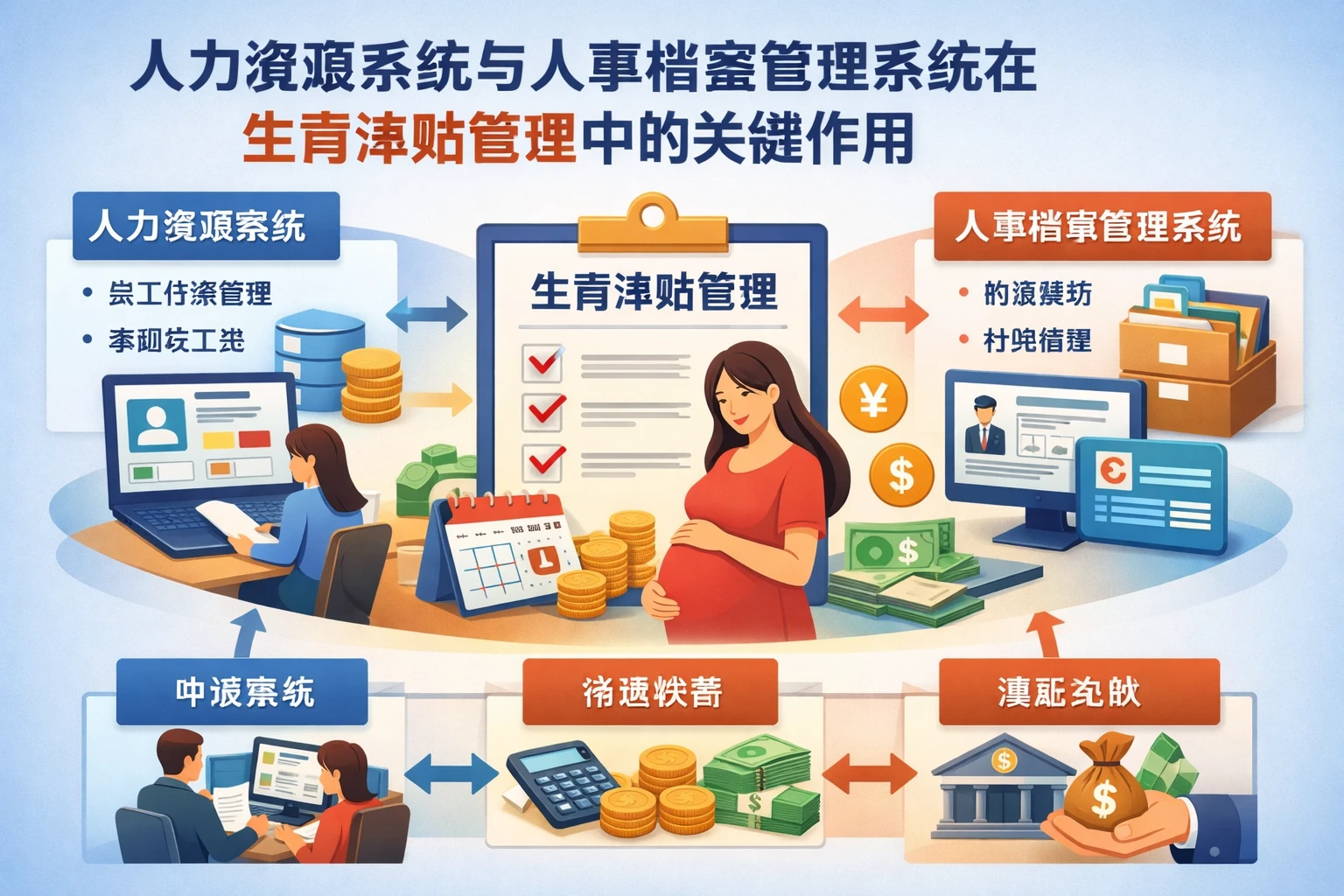 人力资源系统与人事档案管理系统在生育津贴管理中的关键作用