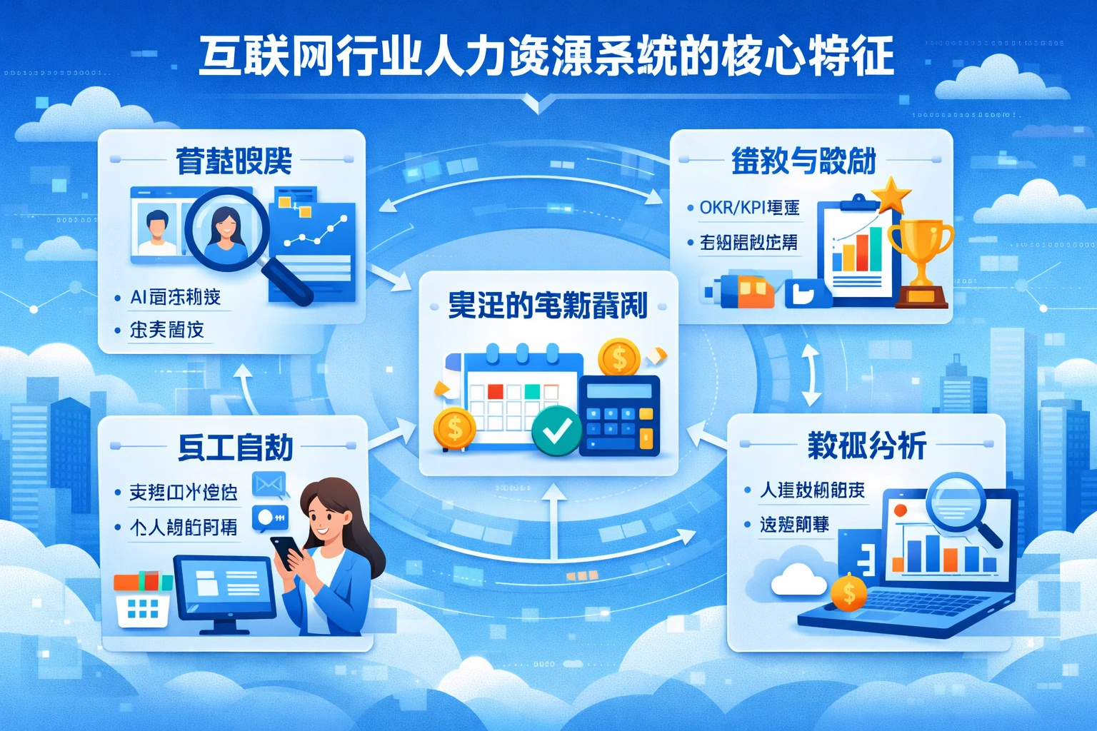 互联网行业人力资源系统的核心特征