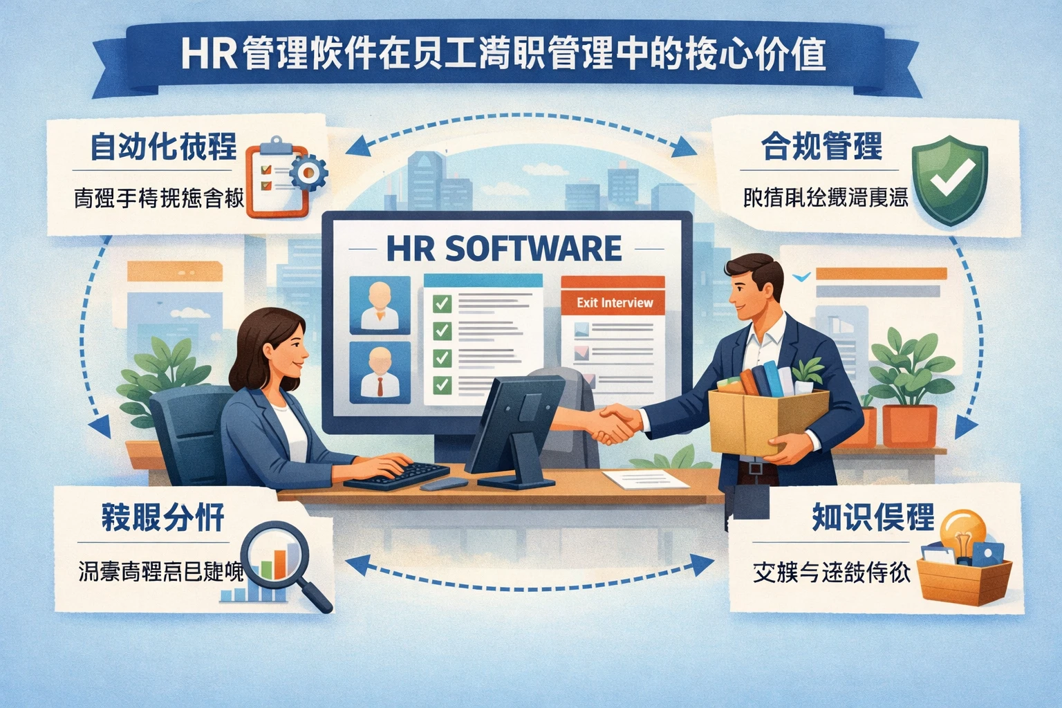 HR管理软件在员工离职管理中的核心价值