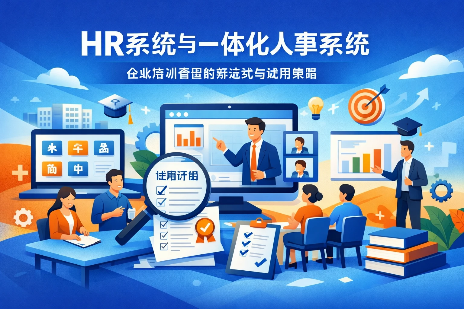 HR系统与一体化人事系统：企业培训管理的新范式与试用策略