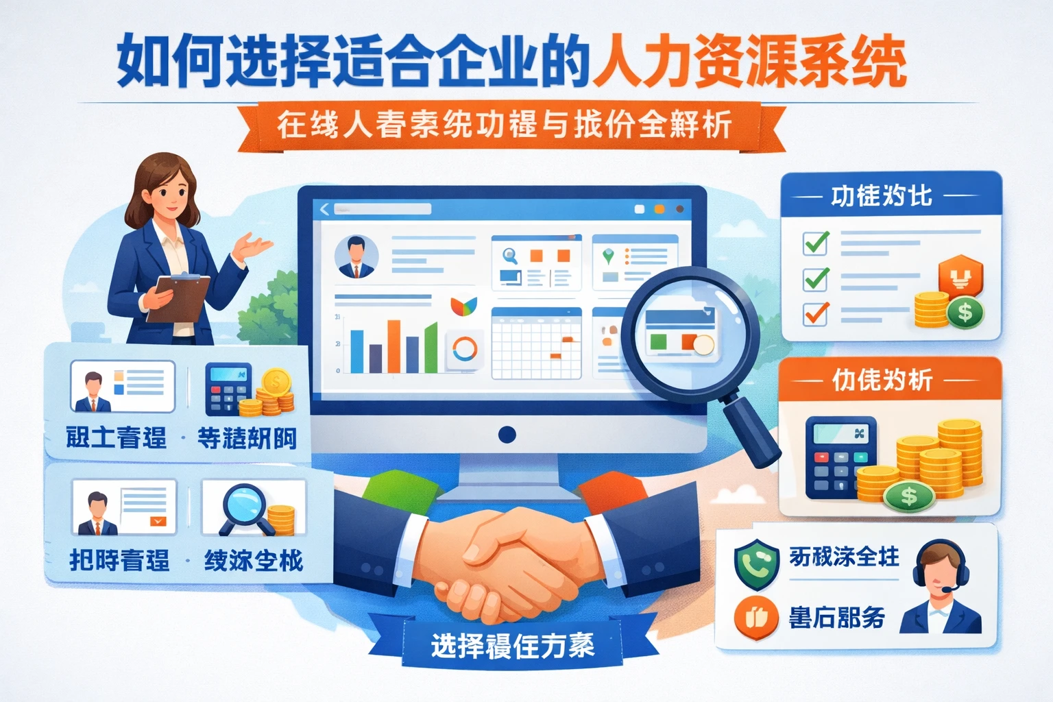 如何选择适合企业的人力资源系统：在线人事系统功能与报价全解析