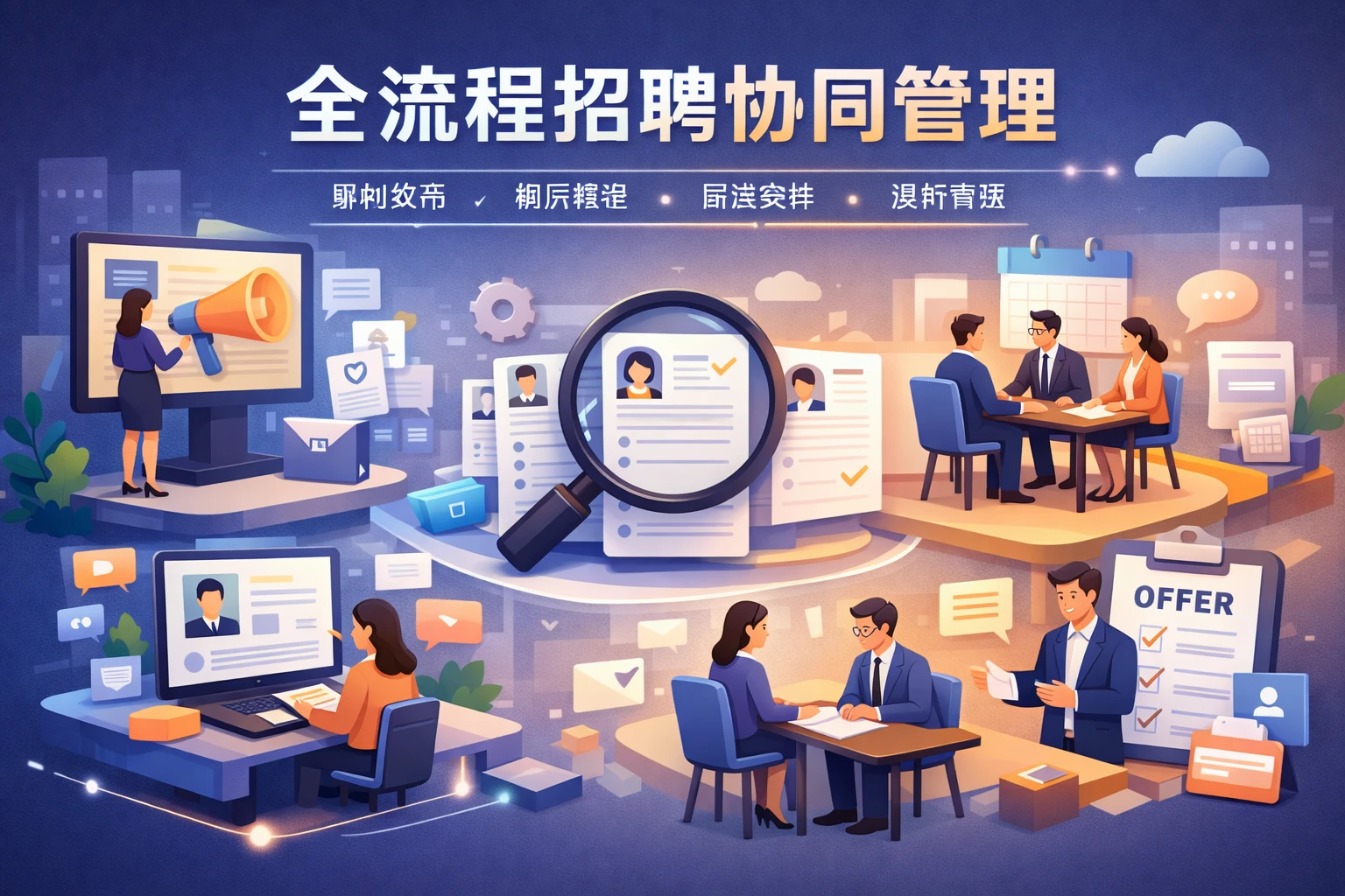 全流程招聘协同管理