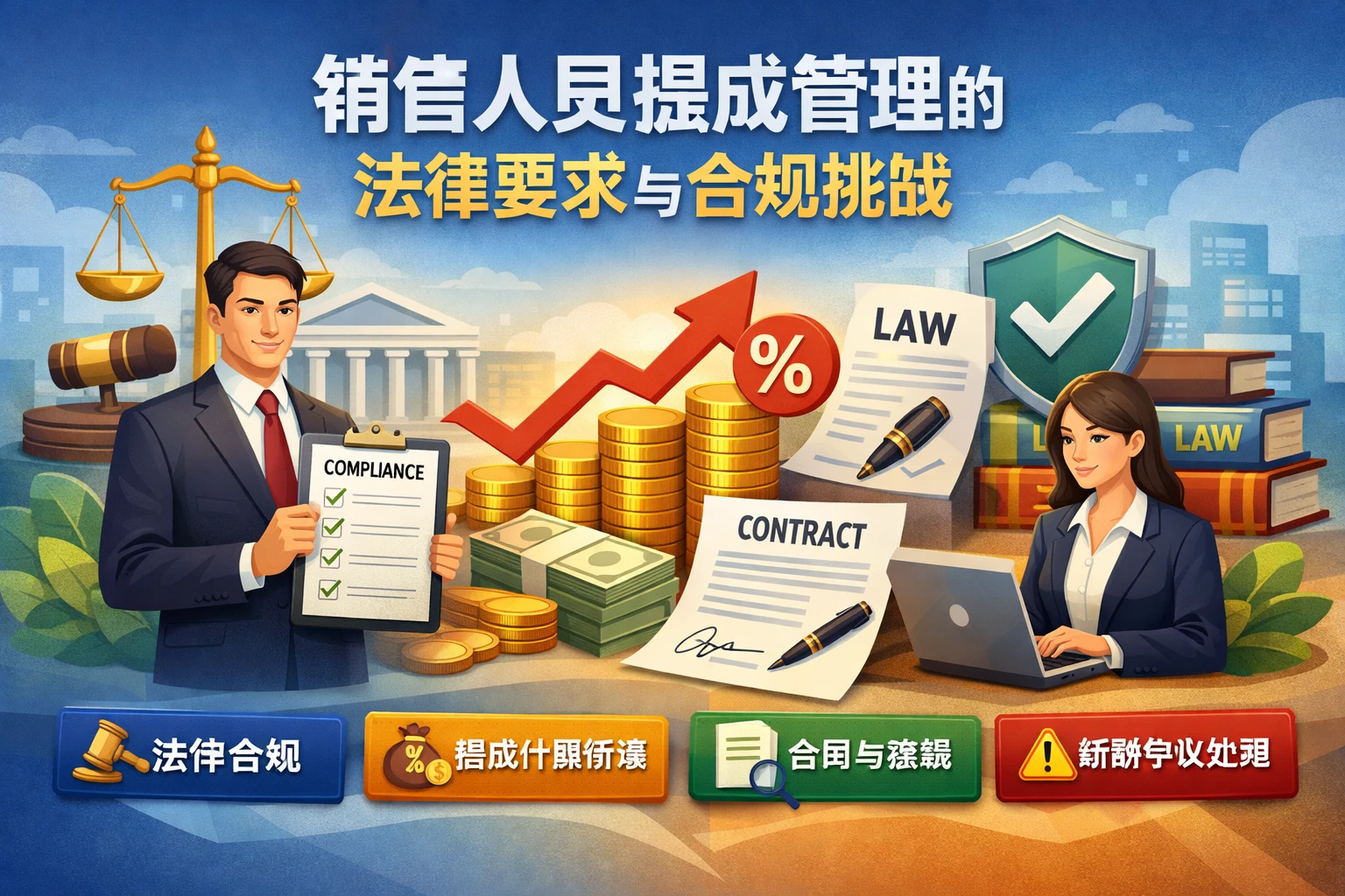 销售人员提成管理的法律要求与合规挑战