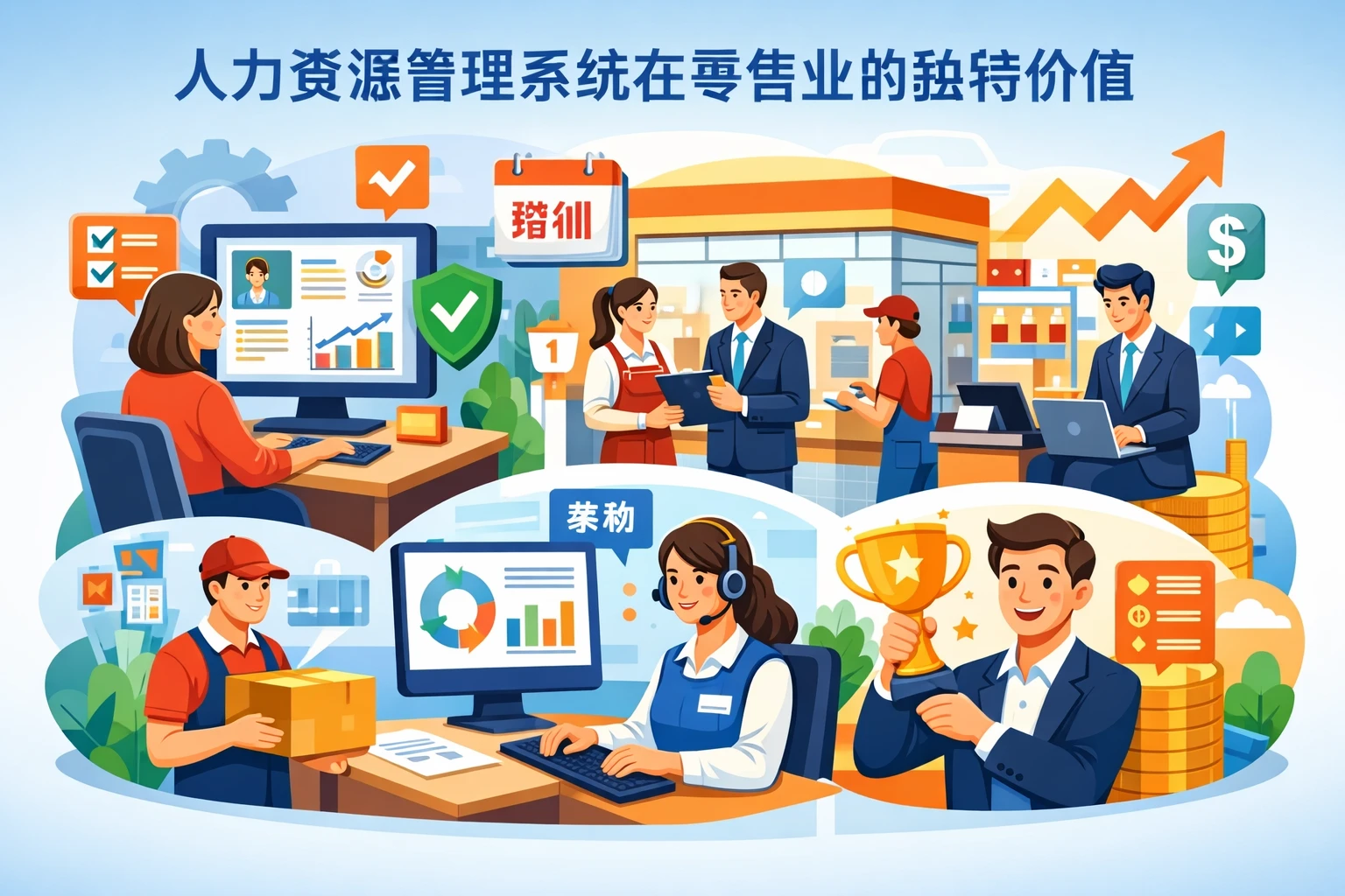 人力资源管理系统在零售业的独特价值