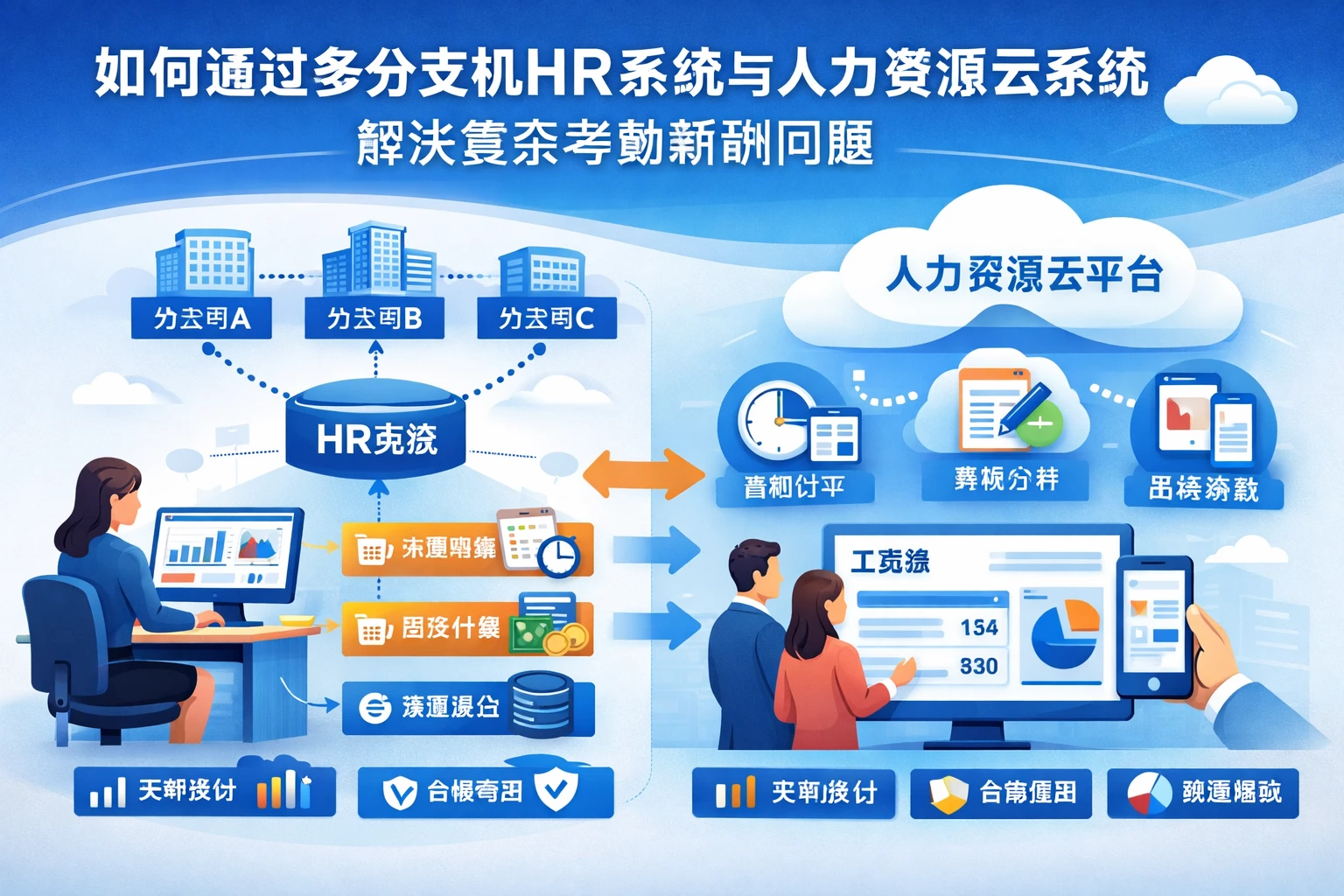 如何通过多分支机构HR系统与人力资源云系统解决复杂考勤薪酬问题