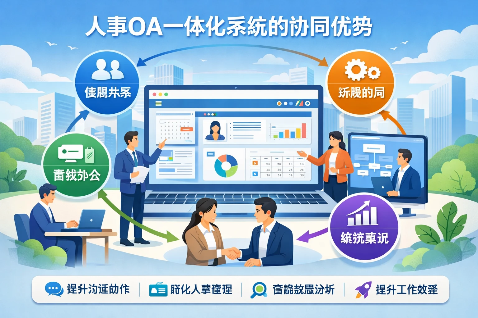 人事OA一体化系统的协同优势