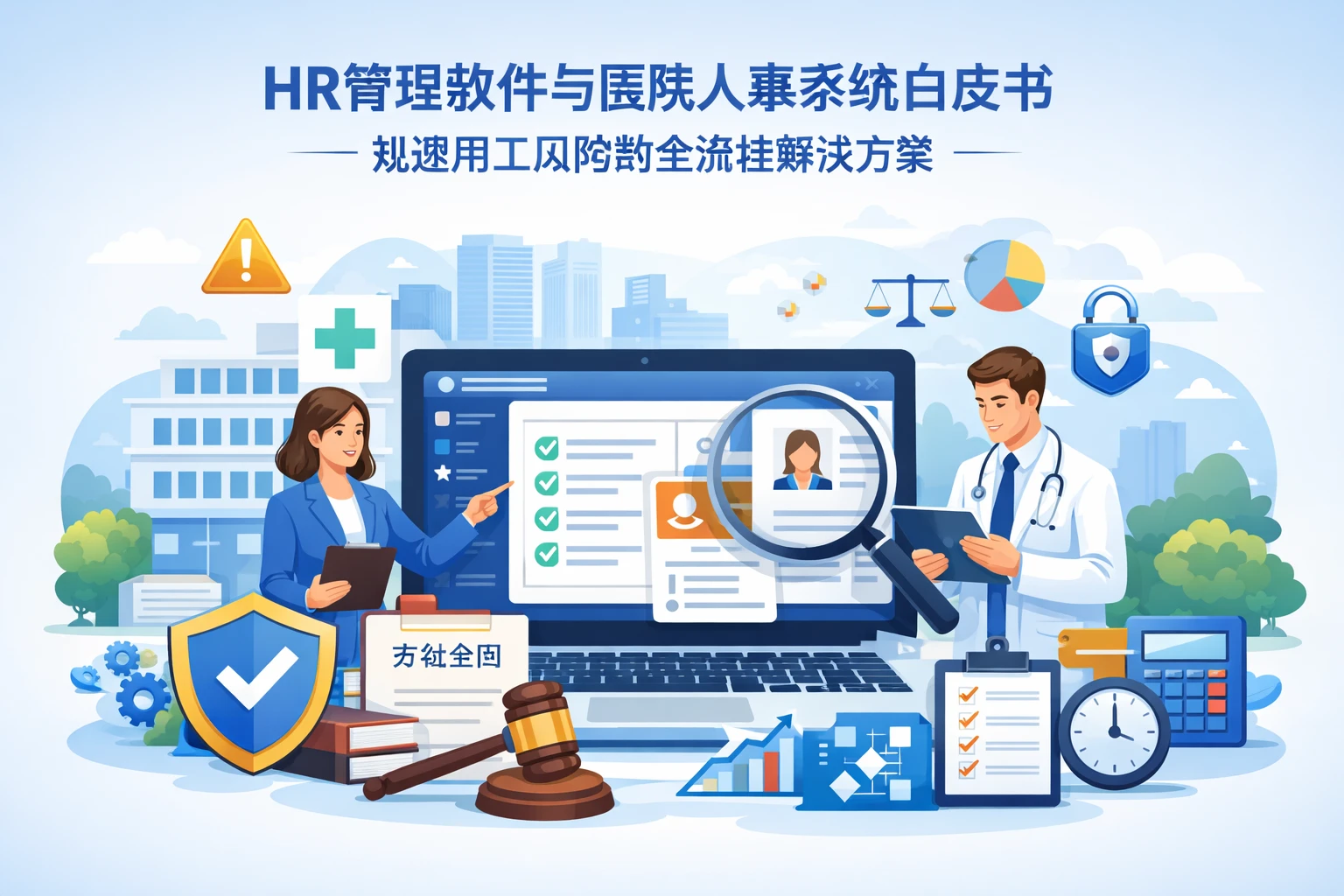 HR管理软件与医院人事系统白皮书：规避用工风险的全流程解决方案