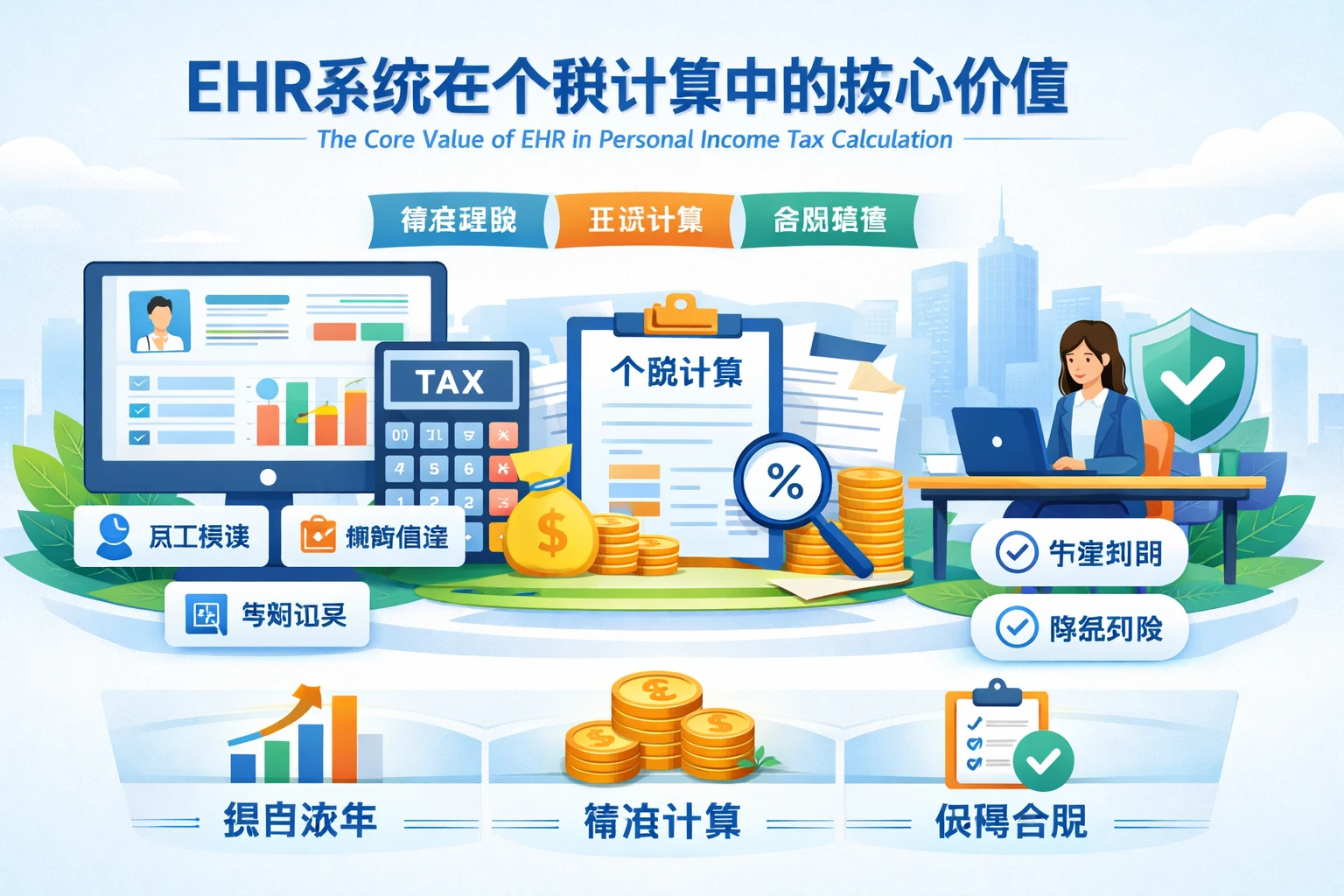 EHR系统在个税计算中的核心价值