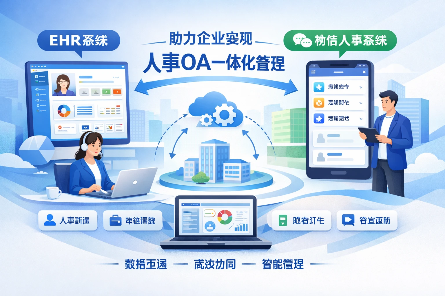 ehr系统与微信人事系统助力企业实现人事OA一体化管理
