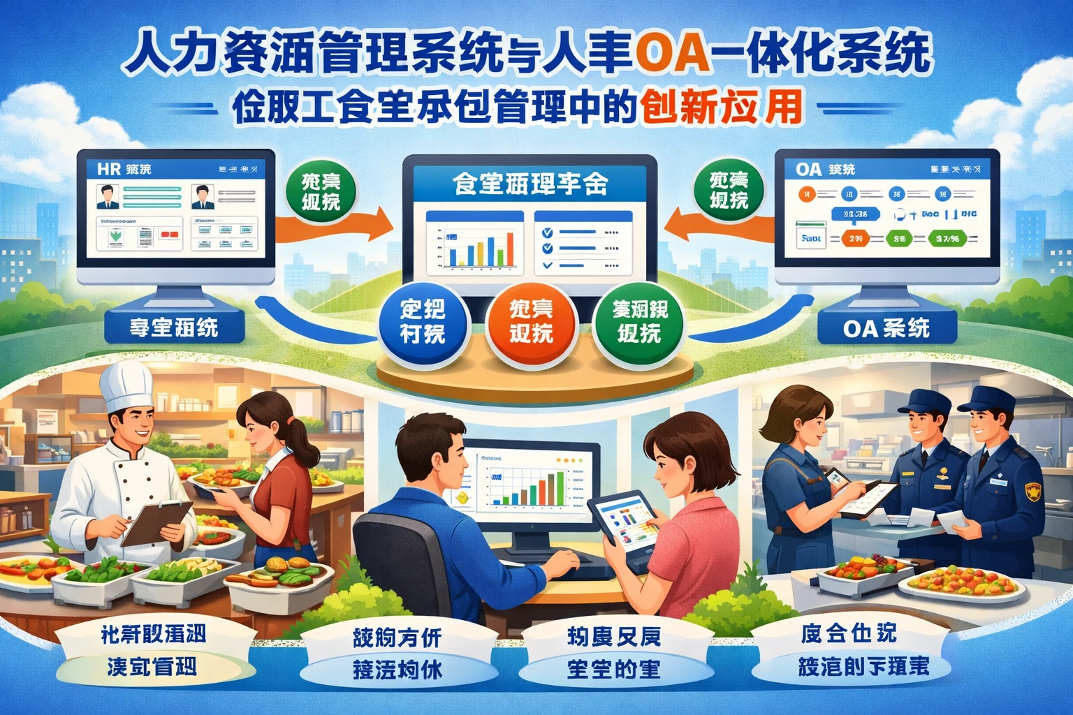 人力资源管理系统与人事OA一体化系统在职工食堂承包管理中的创新应用