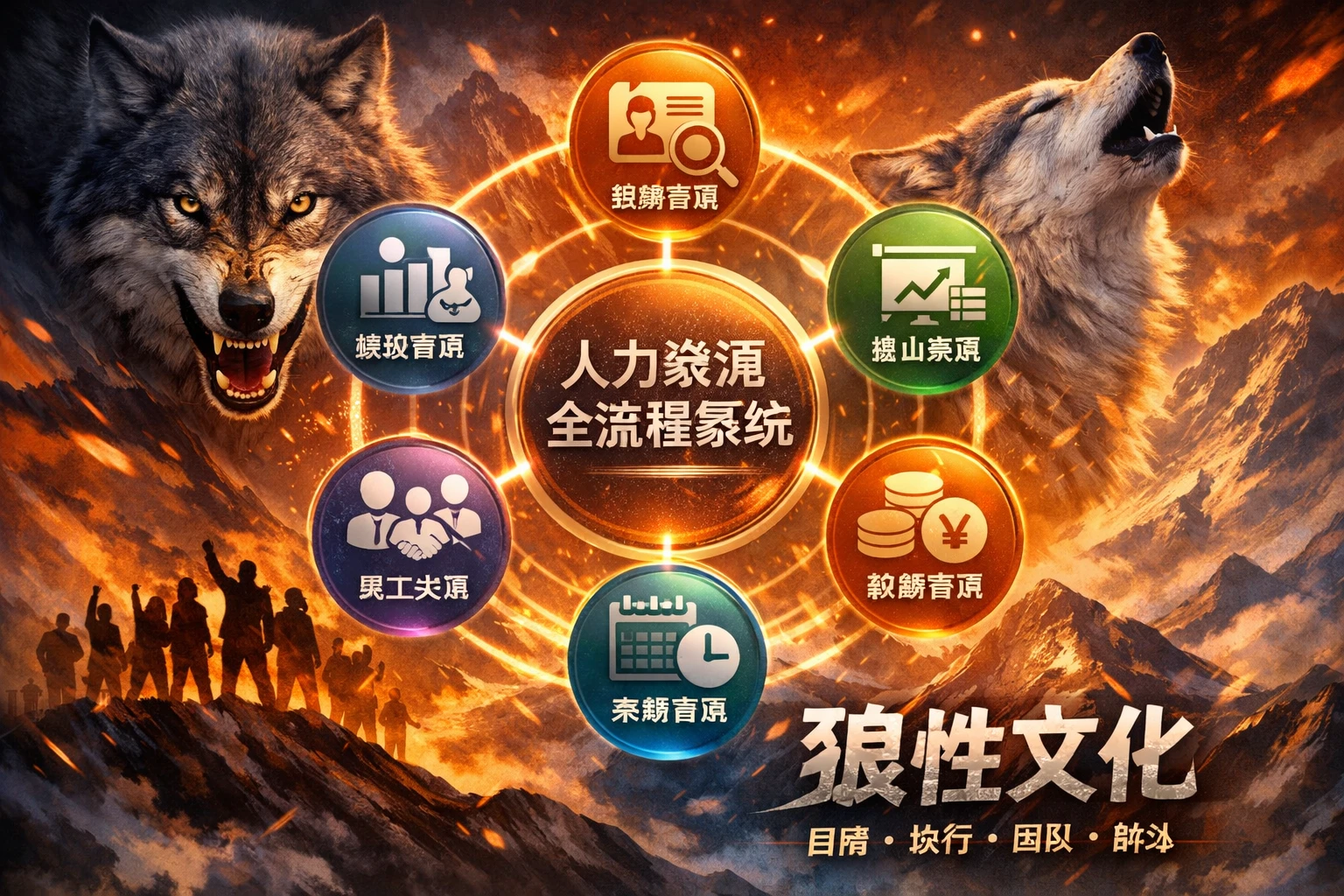 人力资源全流程系统的核心模块与狼性文化的结合