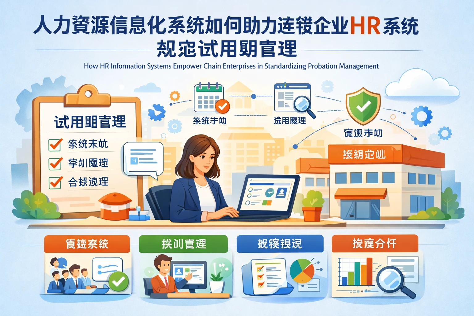 人力资源信息化系统如何助力连锁企业HR系统规范试用期管理