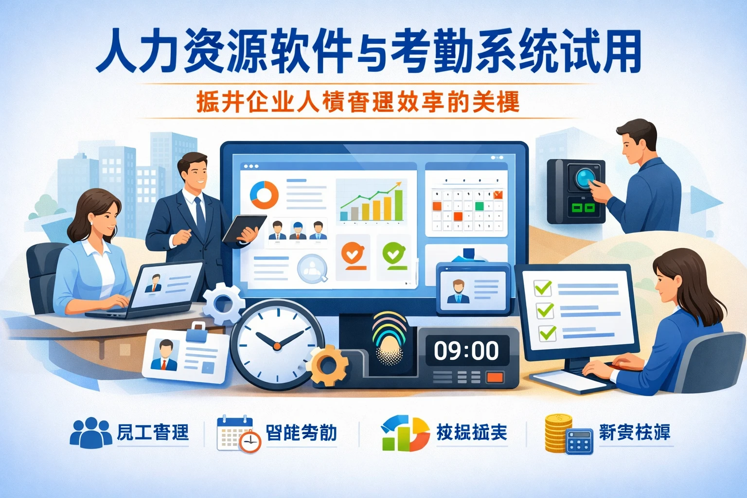 人力资源软件与考勤系统试用：提升企业人事管理效率的关键