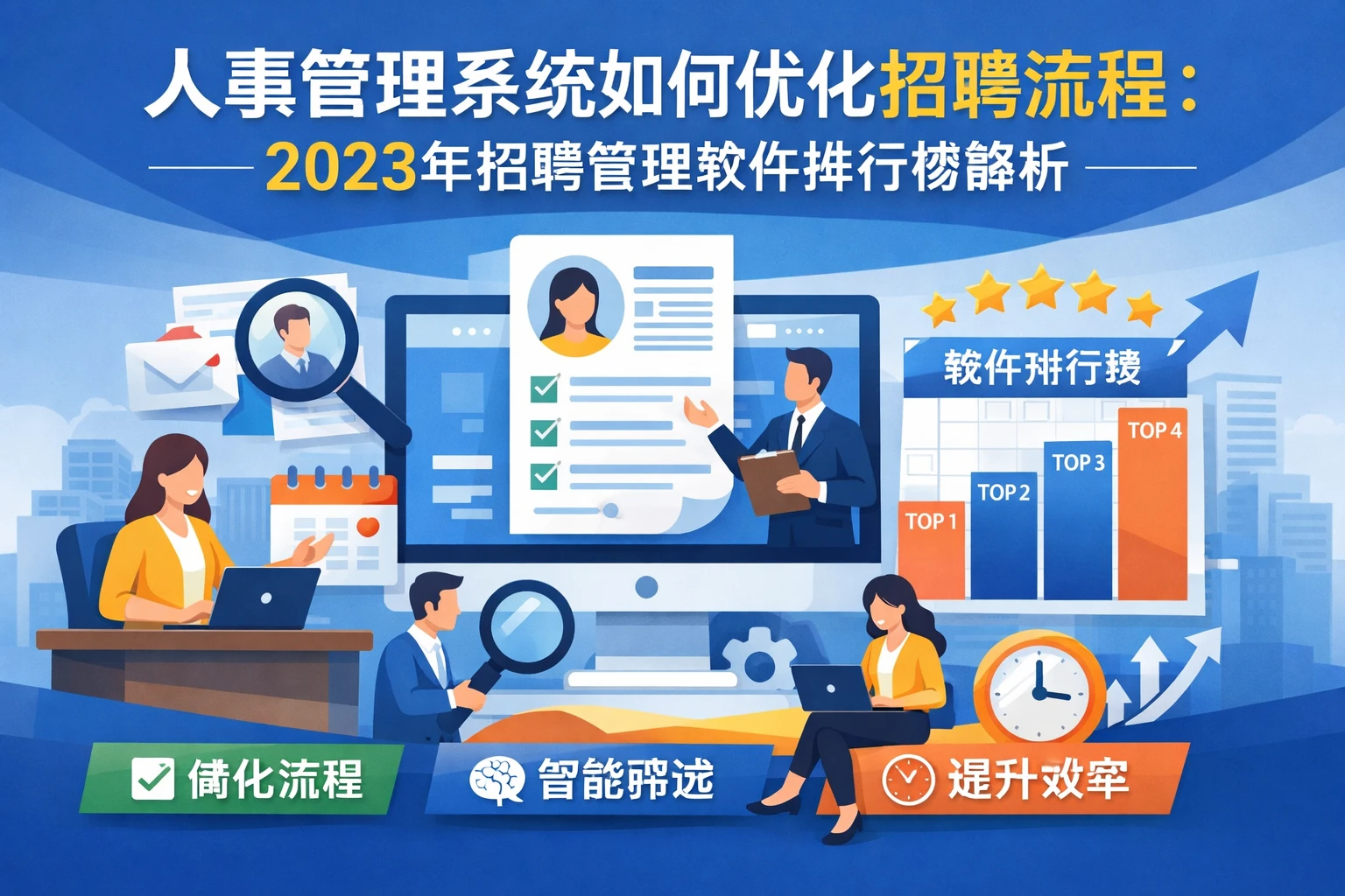 人事管理系统如何优化招聘流程：2023年招聘管理软件排行榜解析