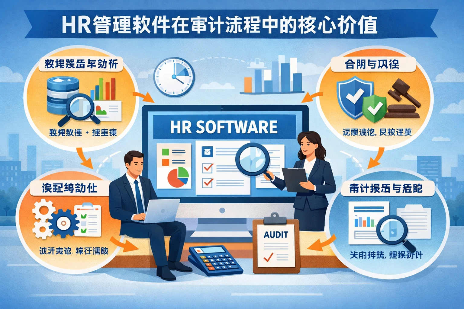 HR管理软件在审计流程中的核心价值
