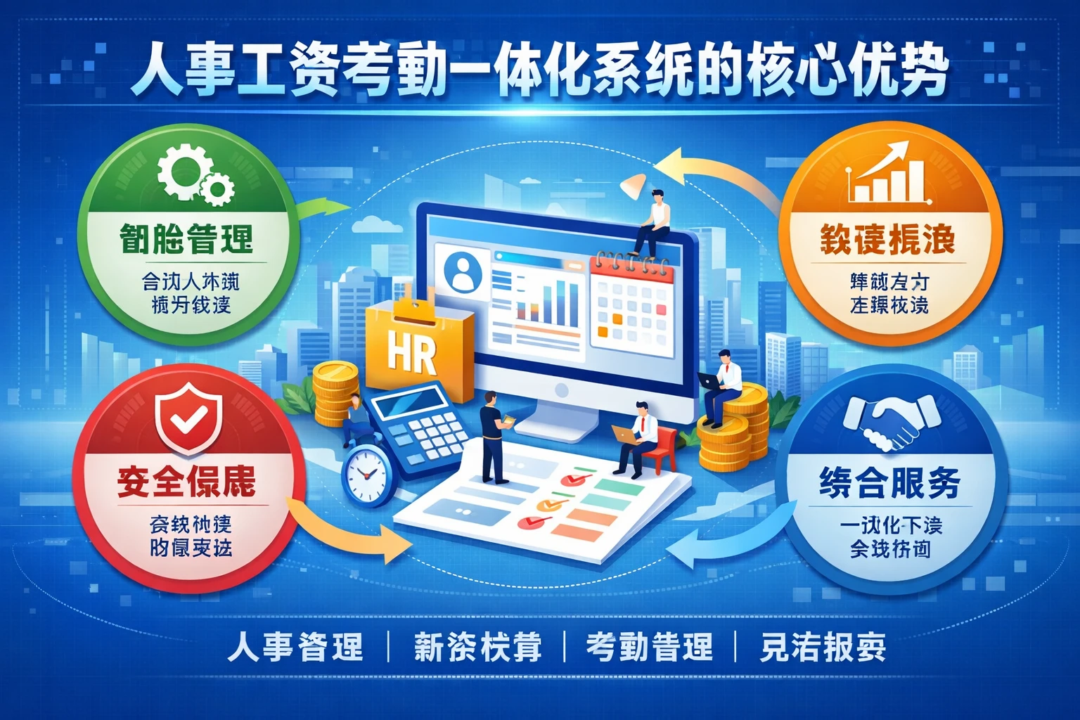 人事工资考勤一体化系统的核心优势