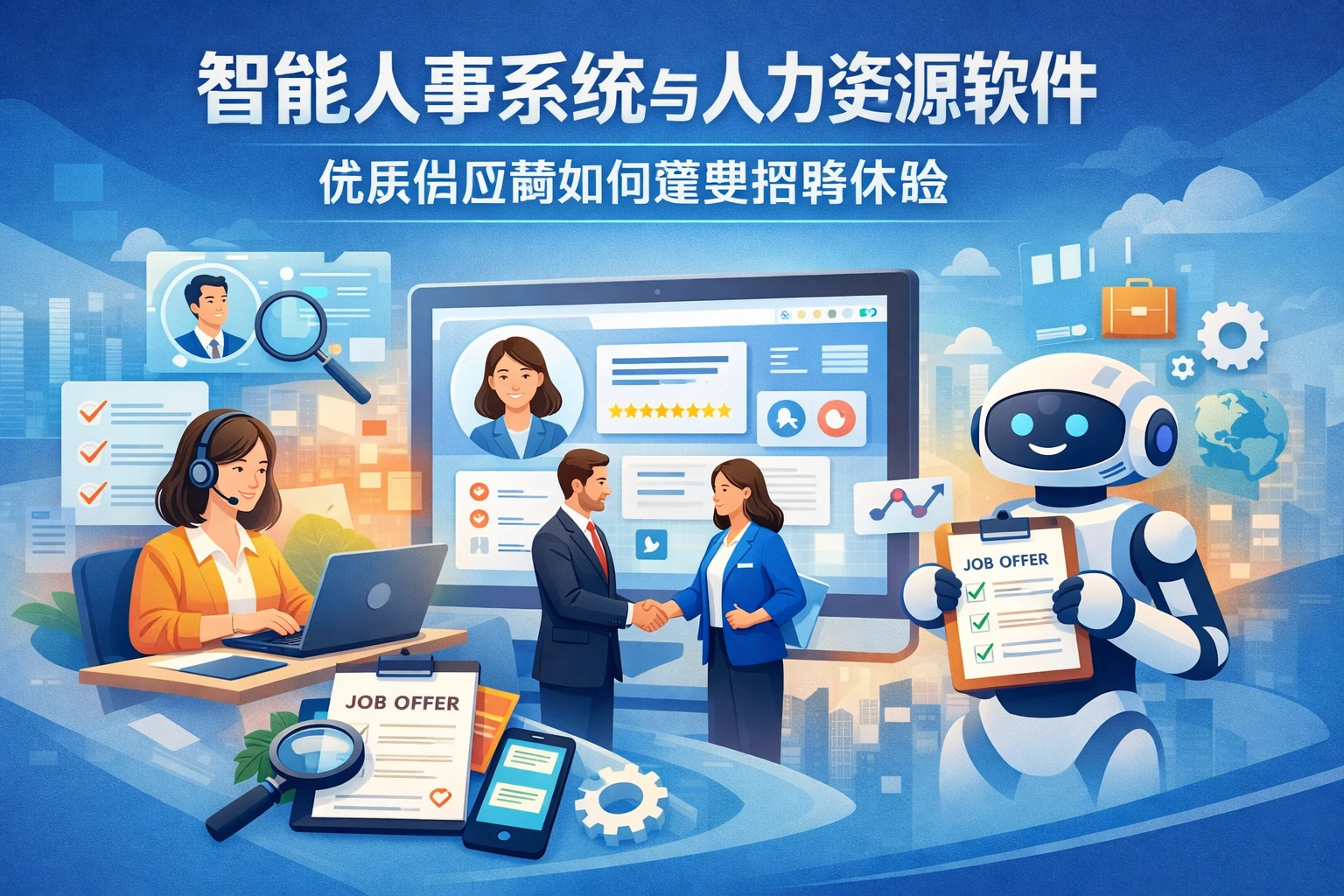 智能人事系统与人力资源软件：优质供应商如何重塑招聘体验