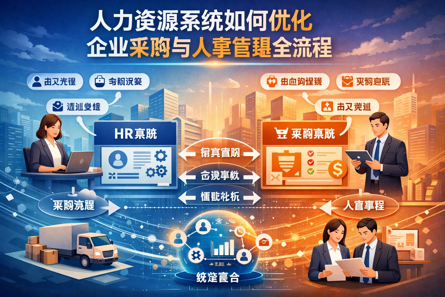 人力资源系统如何优化企业采购与人事管理全流程