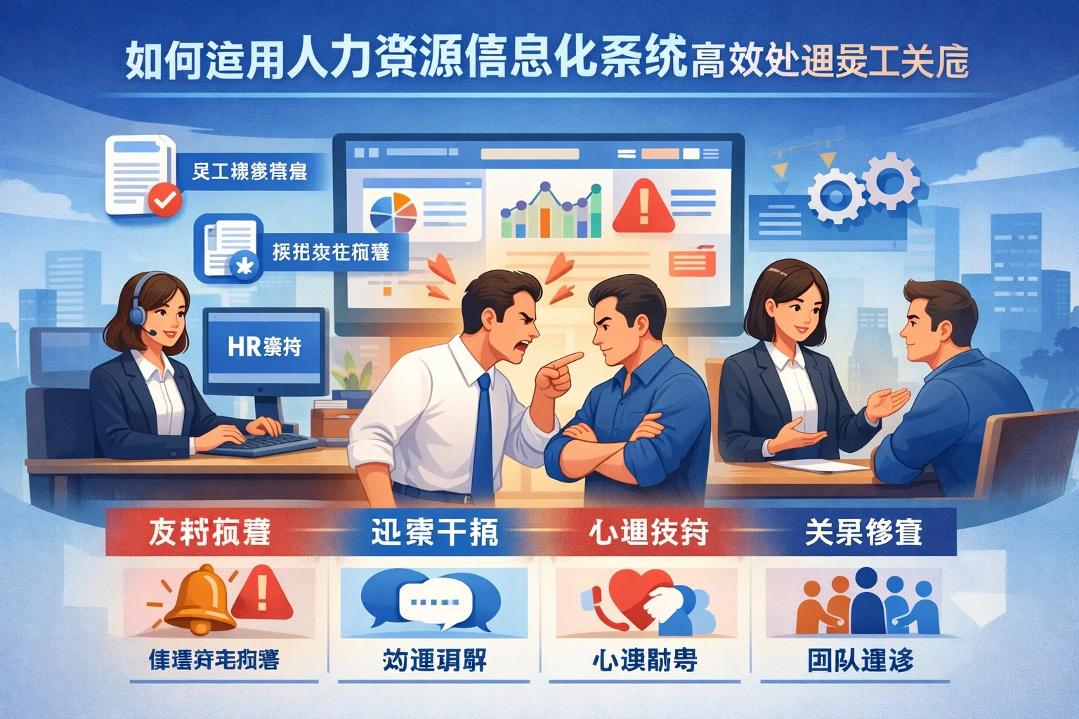 如何运用人力资源信息化系统高效处理员工关系危机