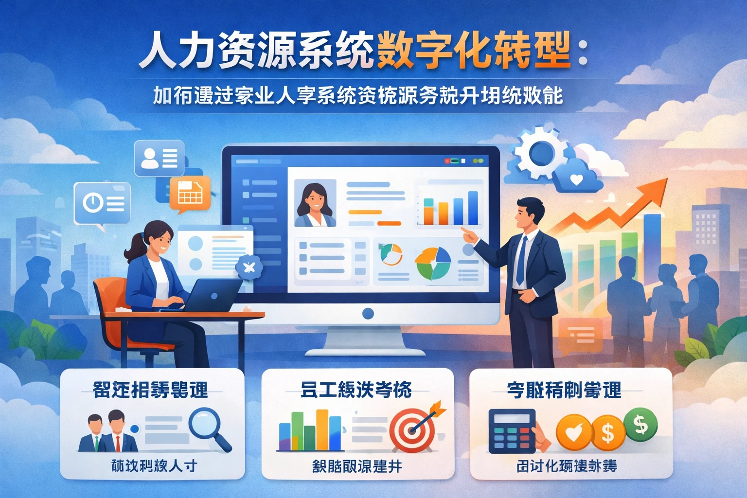 人力资源系统数字化转型：如何通过专业人事系统实施服务提升组织效能