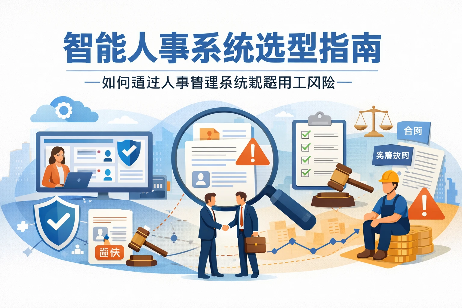 智能人事系统选型指南：如何通过人事管理系统规避用工风险