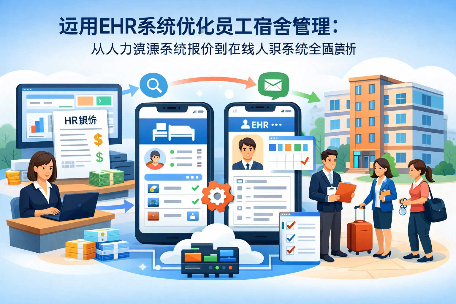 运用EHR系统优化员工宿舍管理:从人力资源系统报价到在线人事系统全面解析